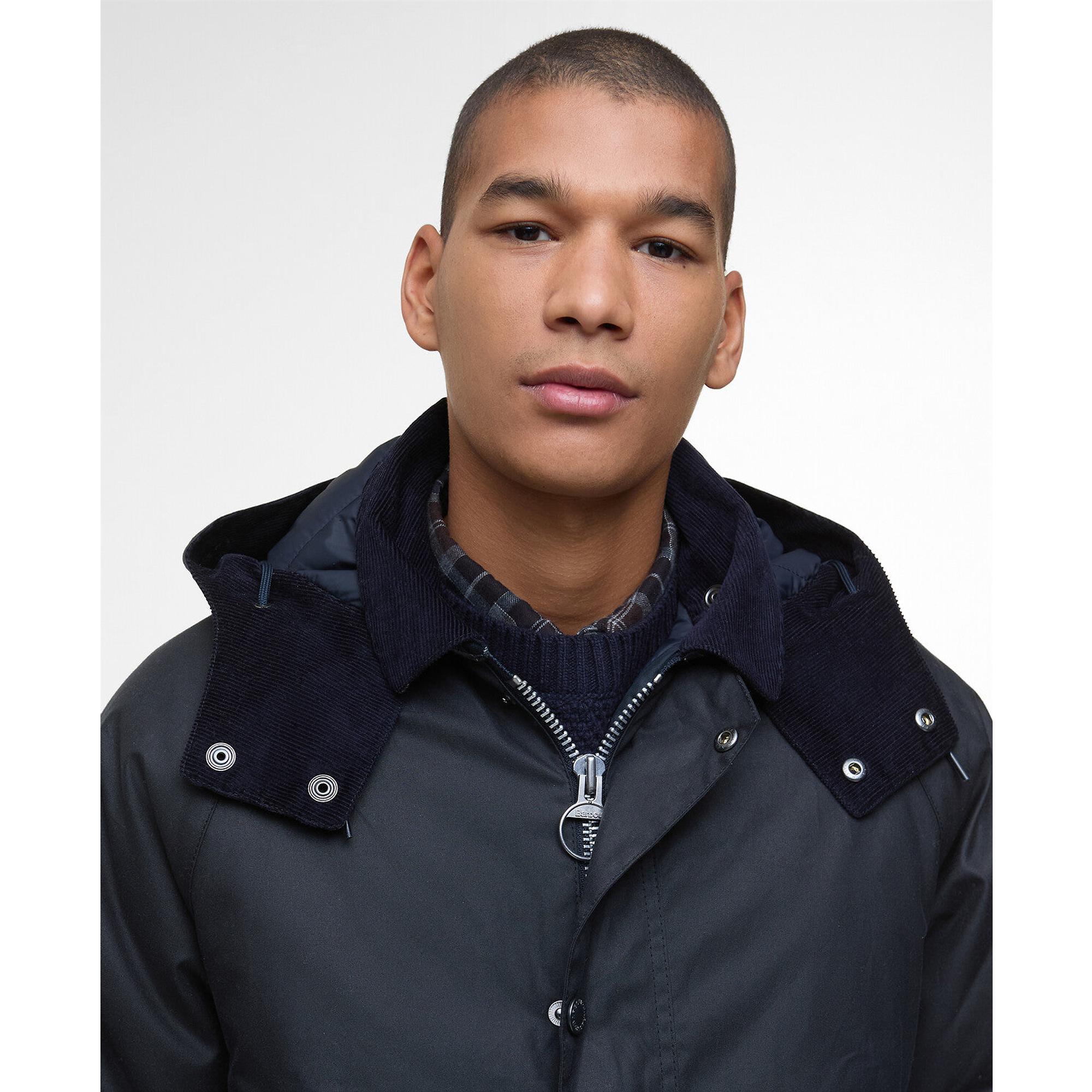 Product image 5 of 8 of Barbour Men's Modern Beaufort Waxed Jacket - Navy/Midnight Oak