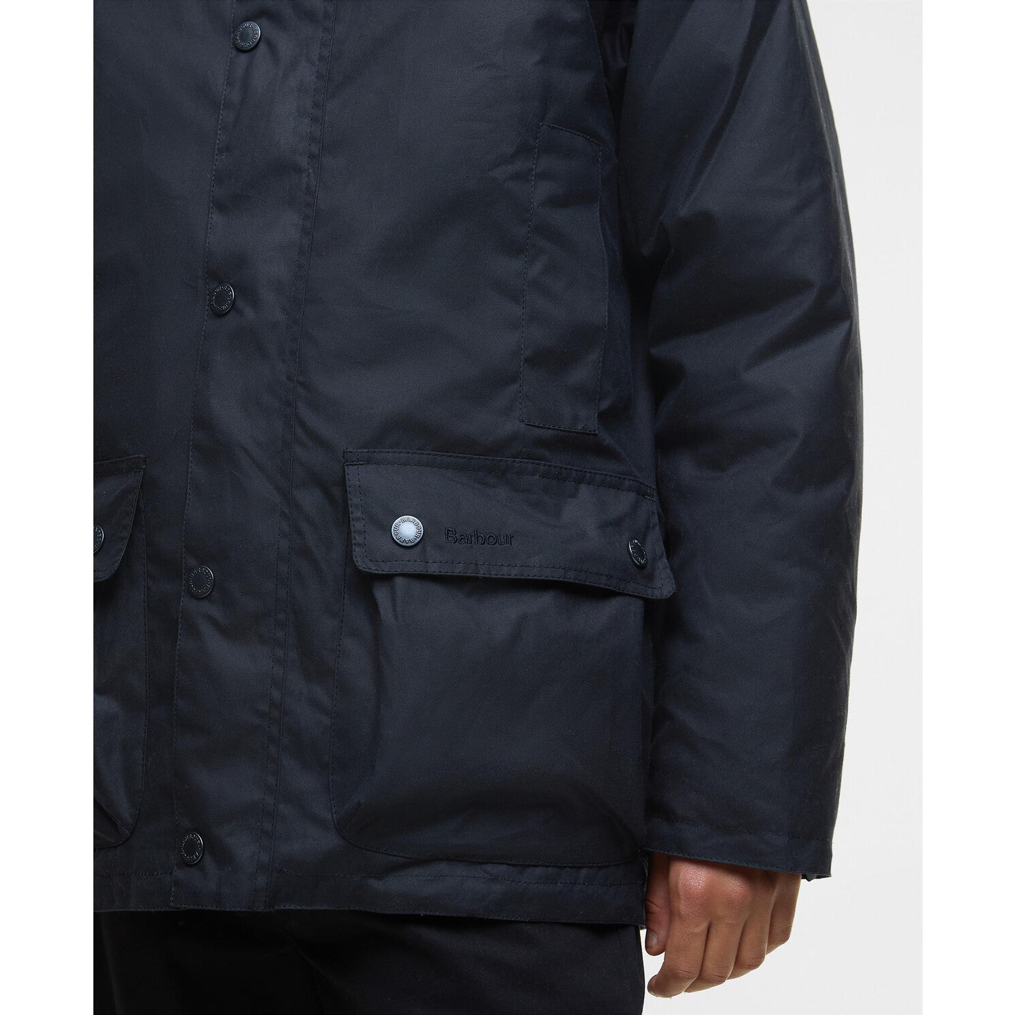 Product image 7 of 8 of Barbour Men's Modern Beaufort Waxed Jacket - Navy/Midnight Oak