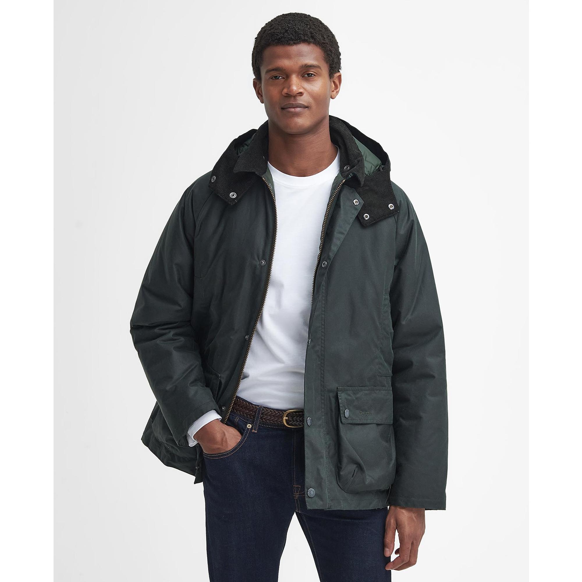 Product image 2 of 9 of Barbour Men's Modern Beaufort Waxed Jacket - Sage