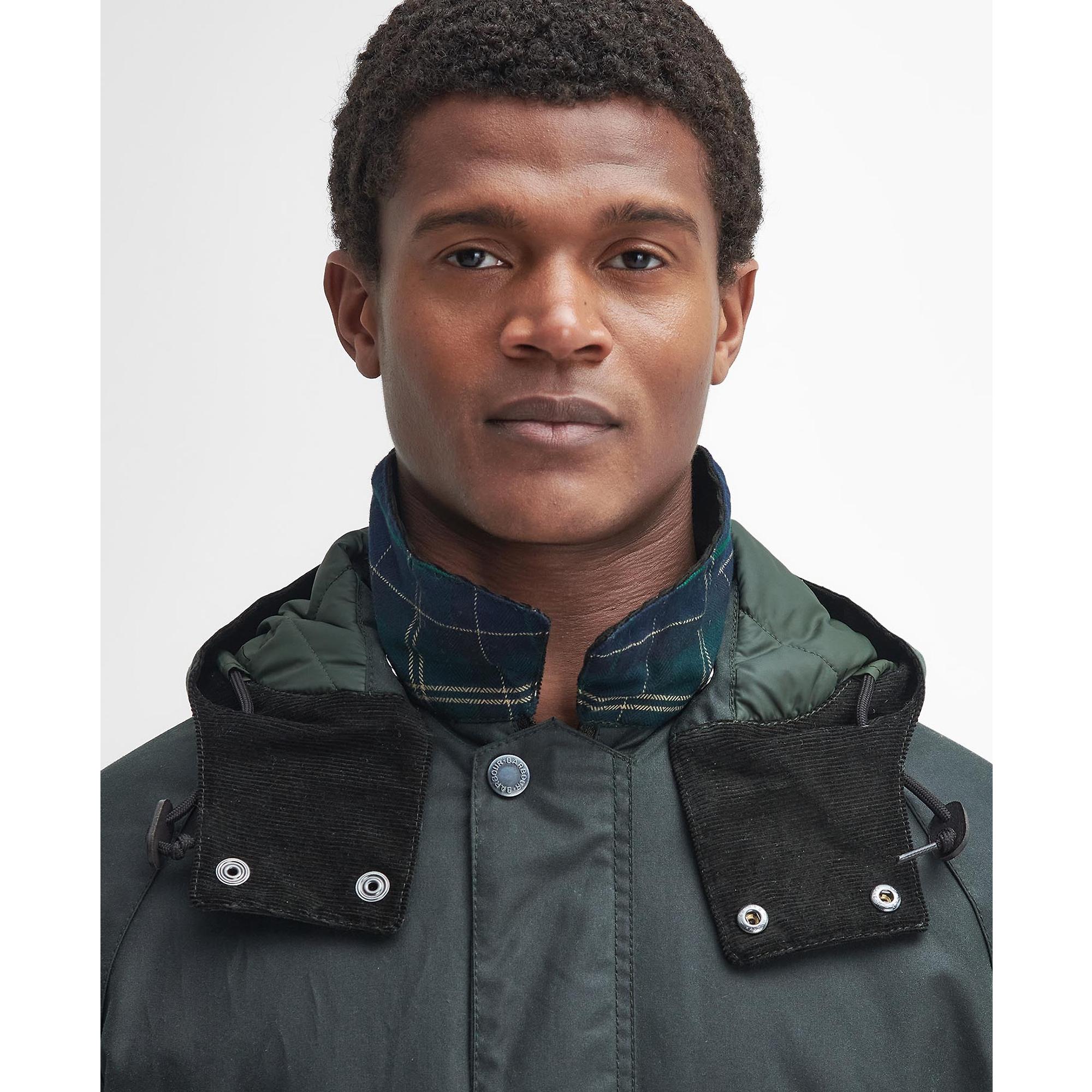 Product image 8 of 9 of Barbour Men's Modern Beaufort Waxed Jacket - Sage