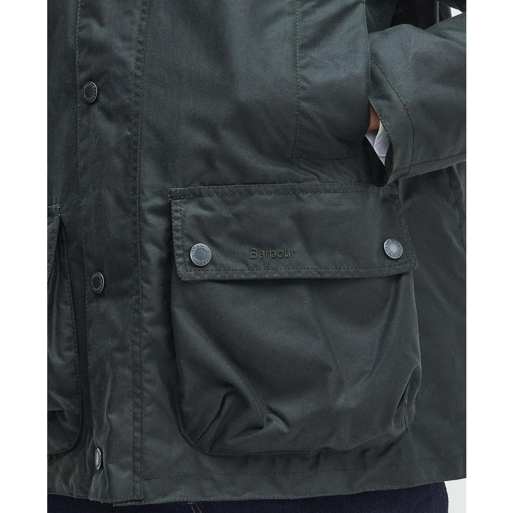 Product image 7 of 9 of Barbour Men's Modern Beaufort Waxed Jacket - Sage
