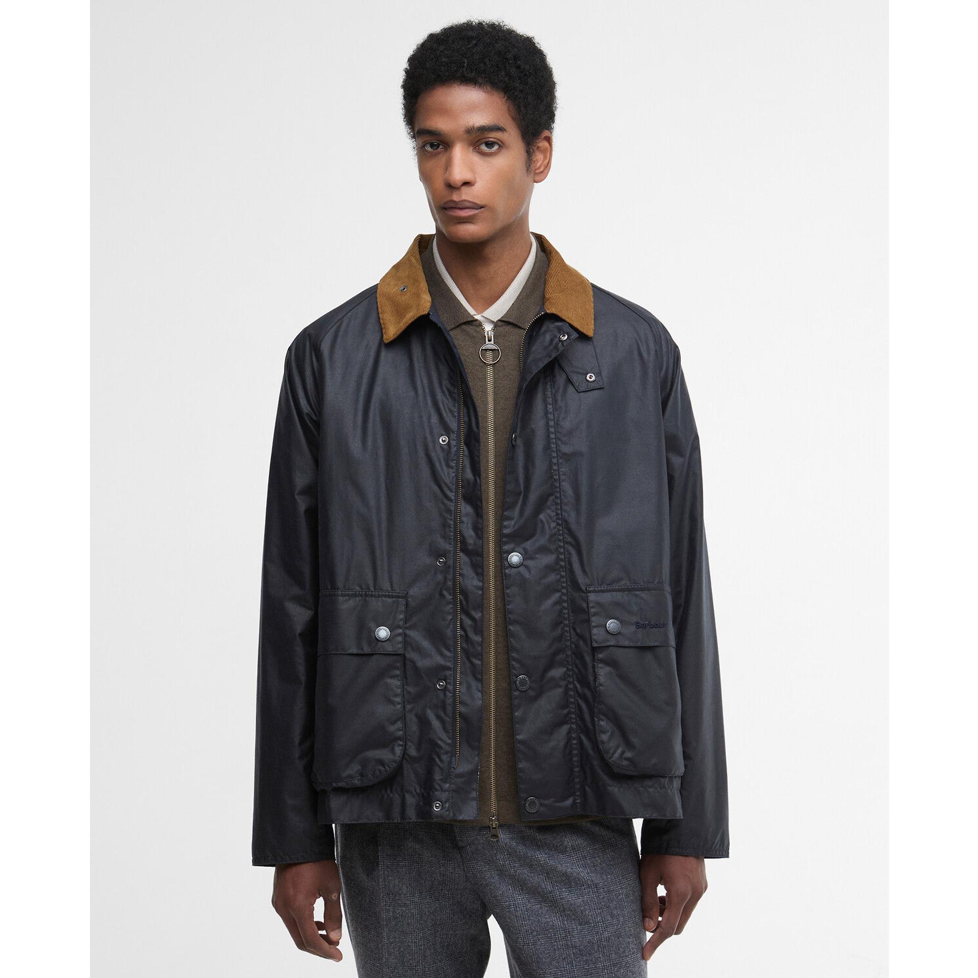 Product image 2 of 7 of Barbour Men's Modern Bedale Wax Jacket - Royal Navy/Highland Loch