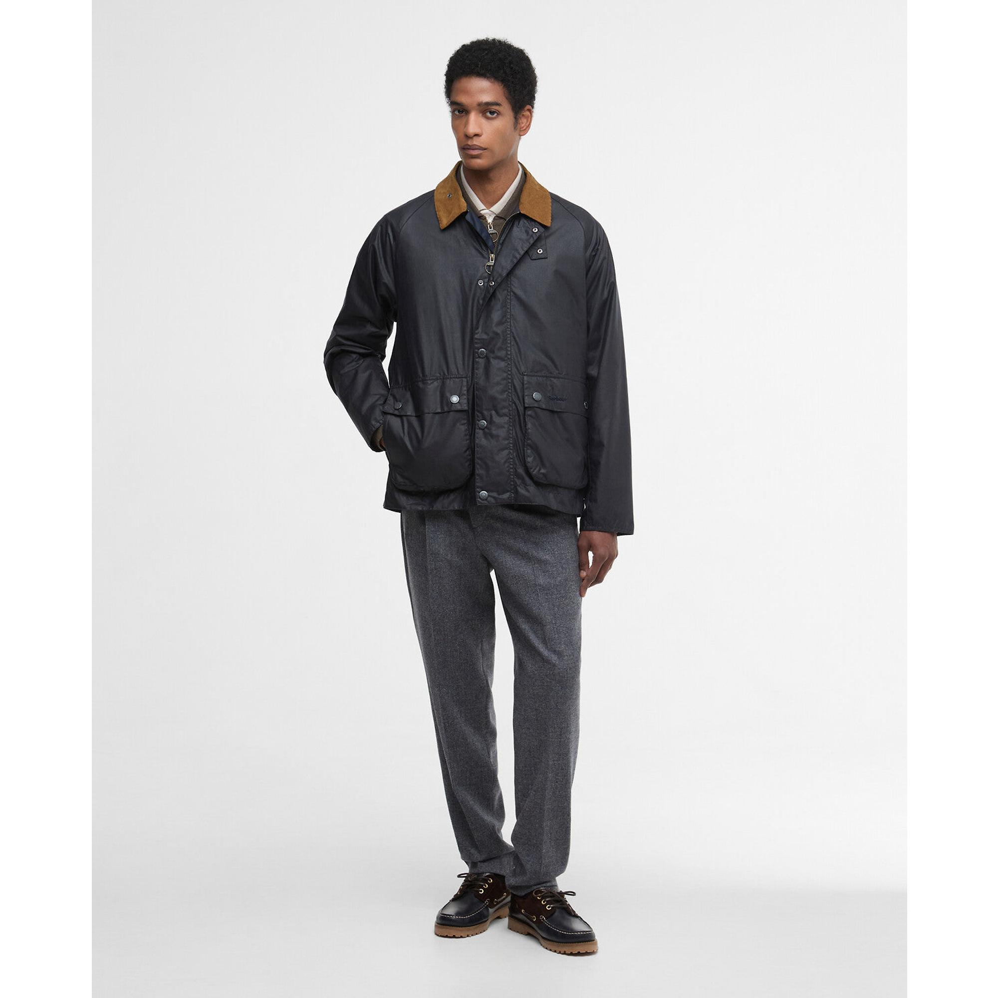 Product image 3 of 7 of Barbour Men's Modern Bedale Wax Jacket - Royal Navy/Highland Loch