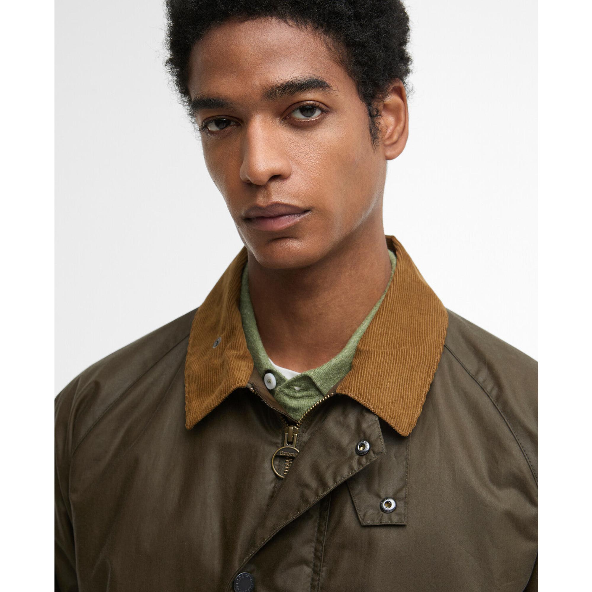 Product image 5 of 8 of Barbour Men's Modern Bedale Wax Jacket - Beech/Highland Loch