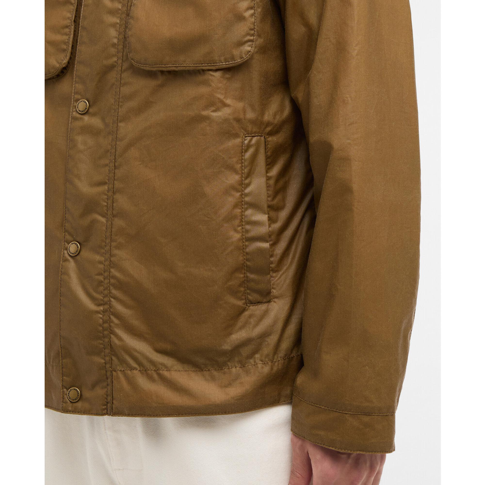 Product image 7 of 8 of Barbour International Men's Merton Wax Jacket - Sand