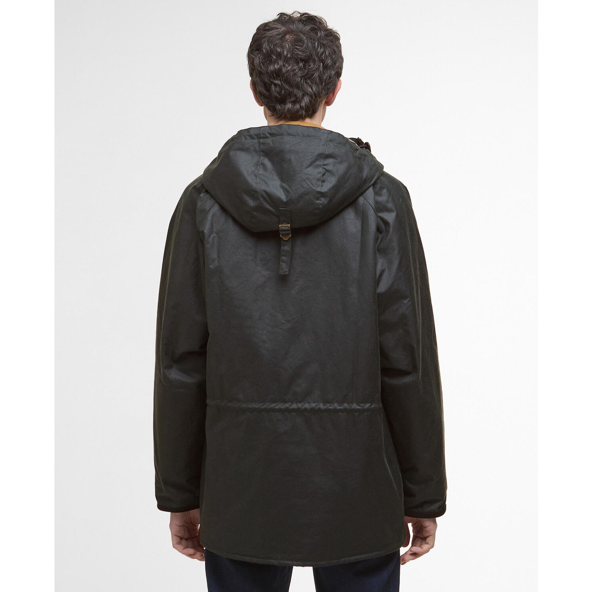 Product image 4 of 8 of Barbour Men's Reel Waxed Parka - Sage