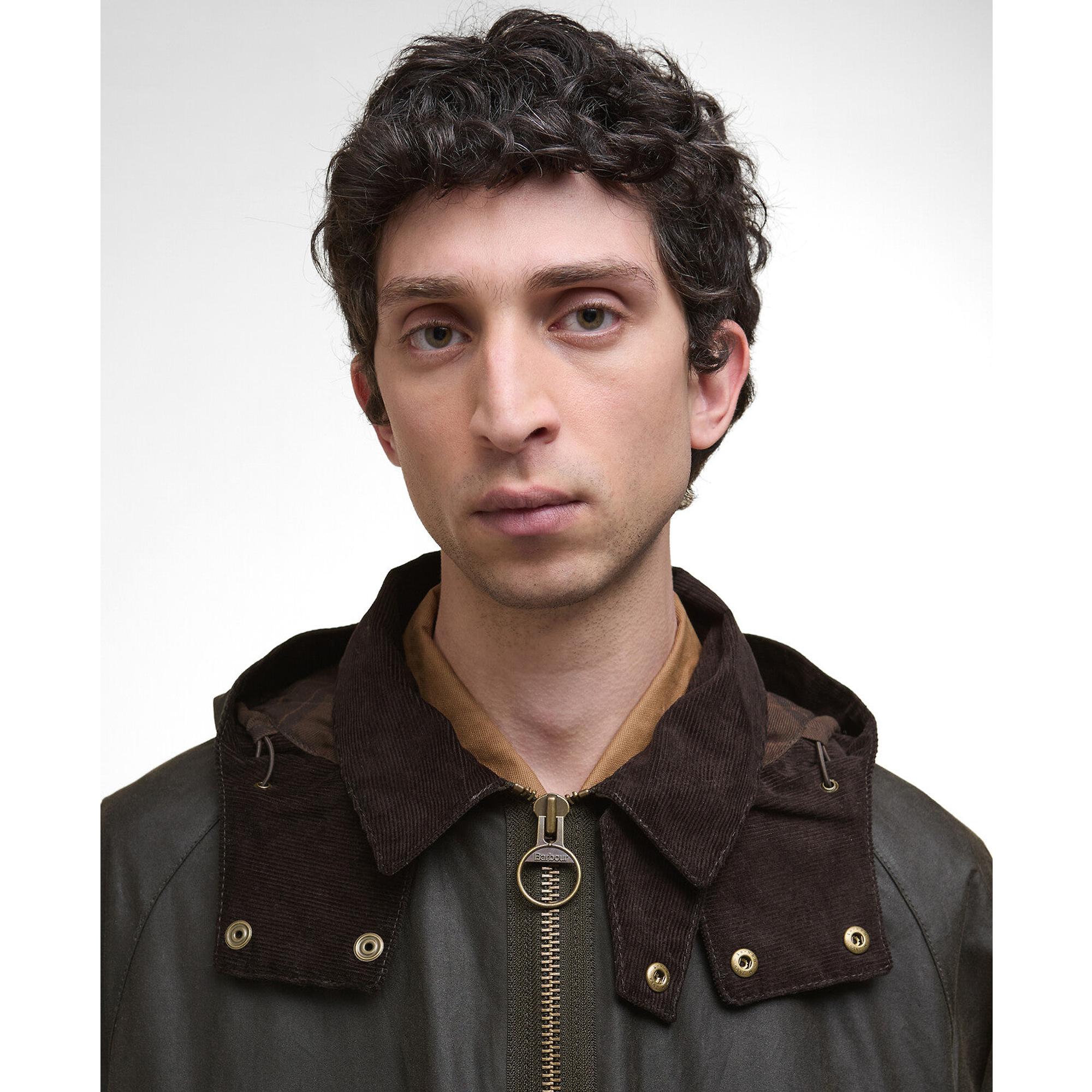 Product image 5 of 9 of Barbour Men's Re-Engineered Bardon Spey Wax Jacket - Olive