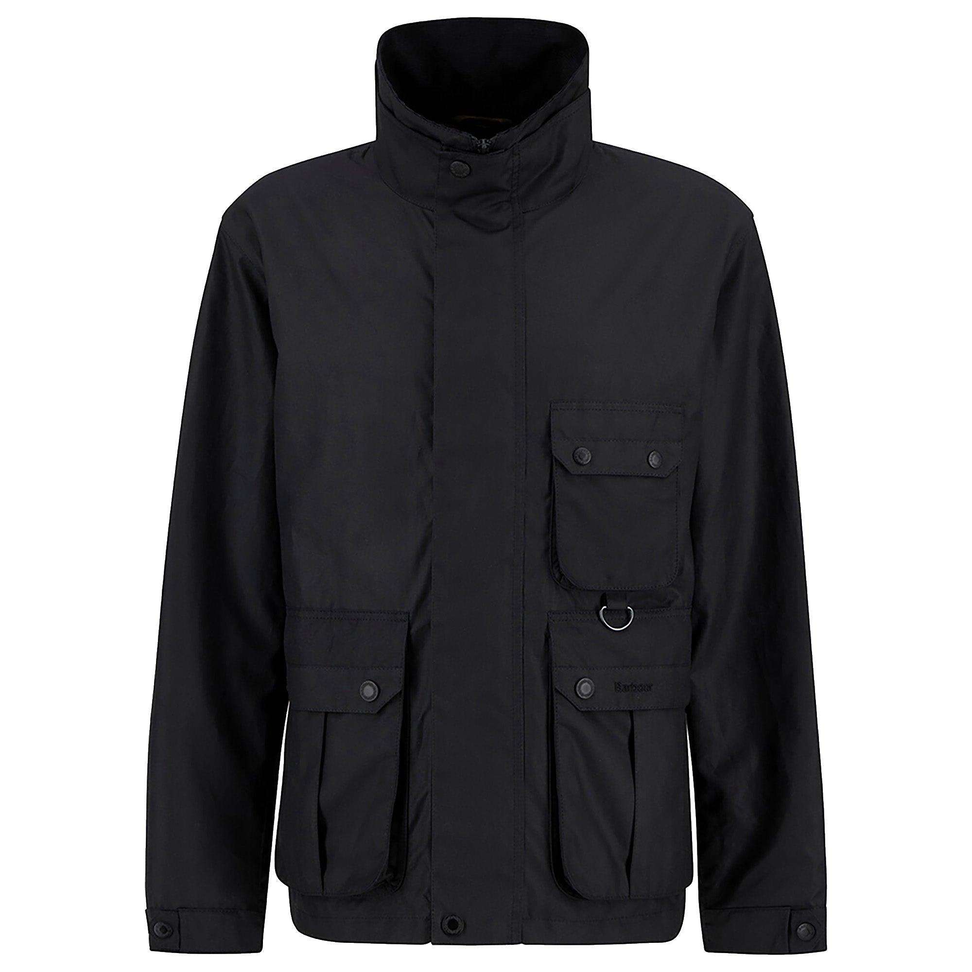 Product image 1 of 8 of Barbour Men's Re-Engineered Utility Bedale Wax Jacket - Black