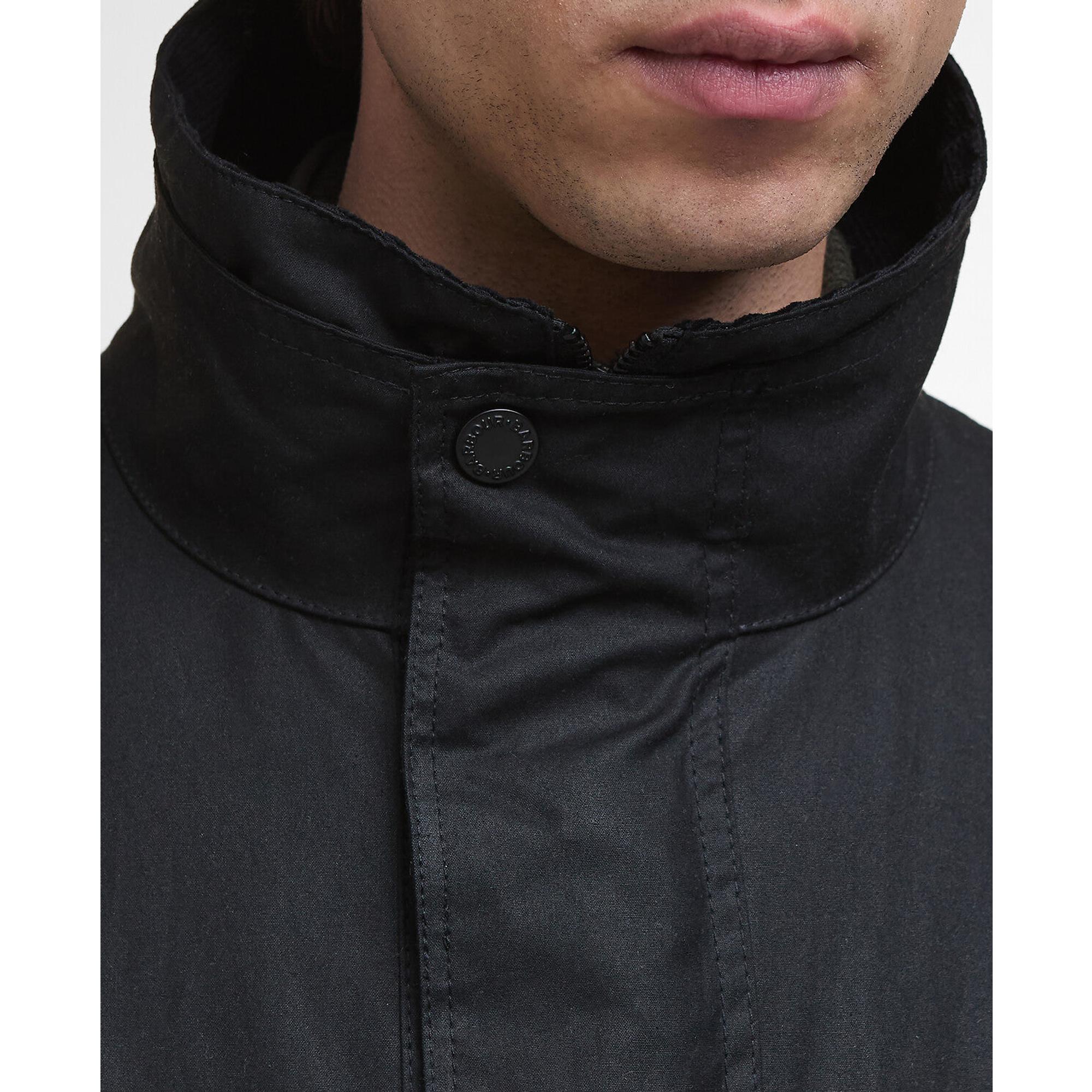 Product image 6 of 8 of Barbour Men's Re-Engineered Utility Bedale Wax Jacket - Black