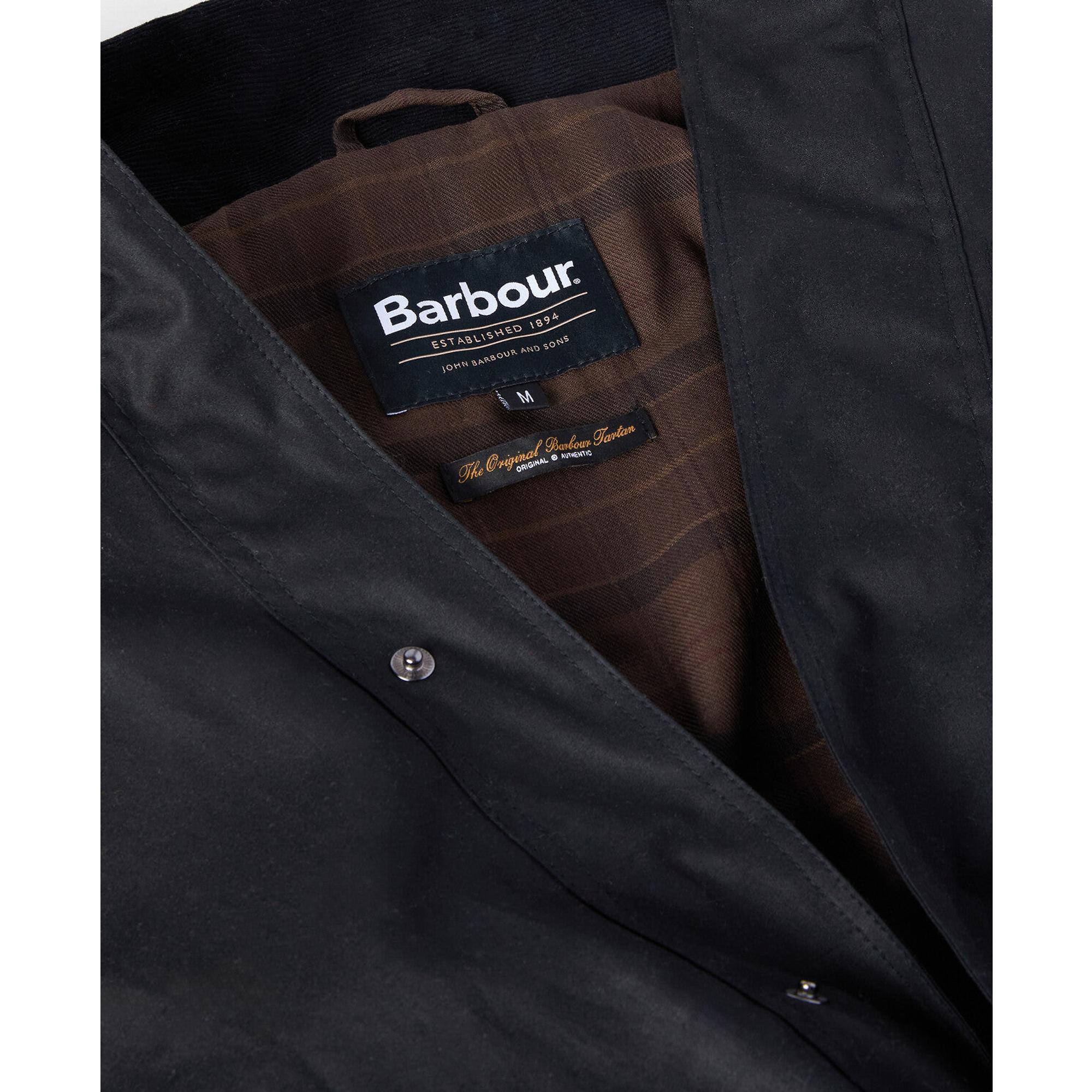 Product image 8 of 8 of Barbour Men's Re-Engineered Utility Bedale Wax Jacket - Black
