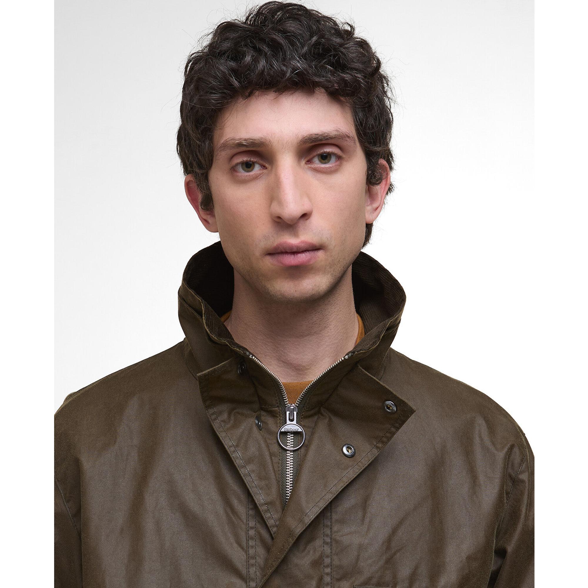 Product image 5 of 8 of Barbour Men's Re-Engineered Utility Bedale Wax Jacket - Beech