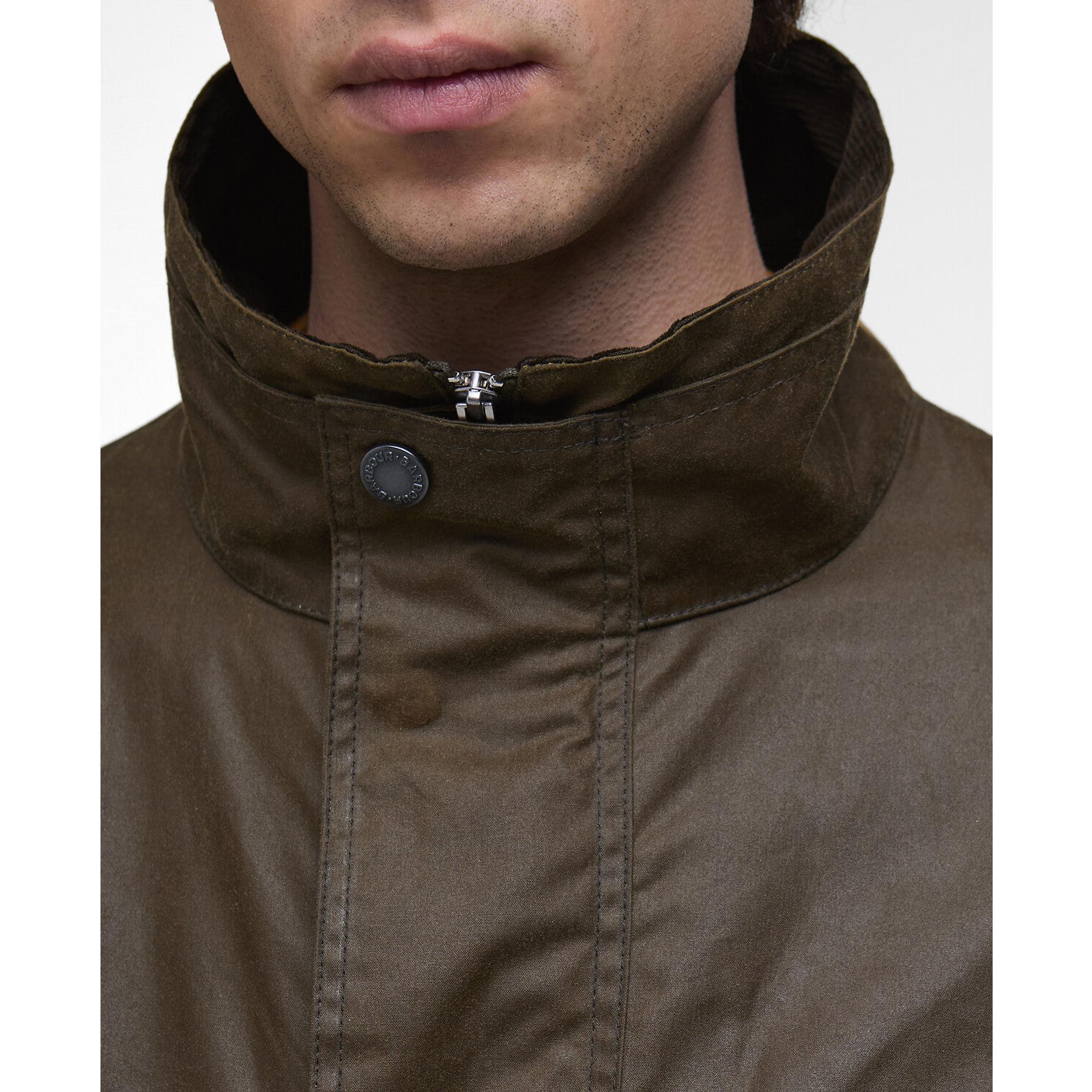 Product image 6 of 8 of Barbour Men's Re-Engineered Utility Bedale Wax Jacket - Beech