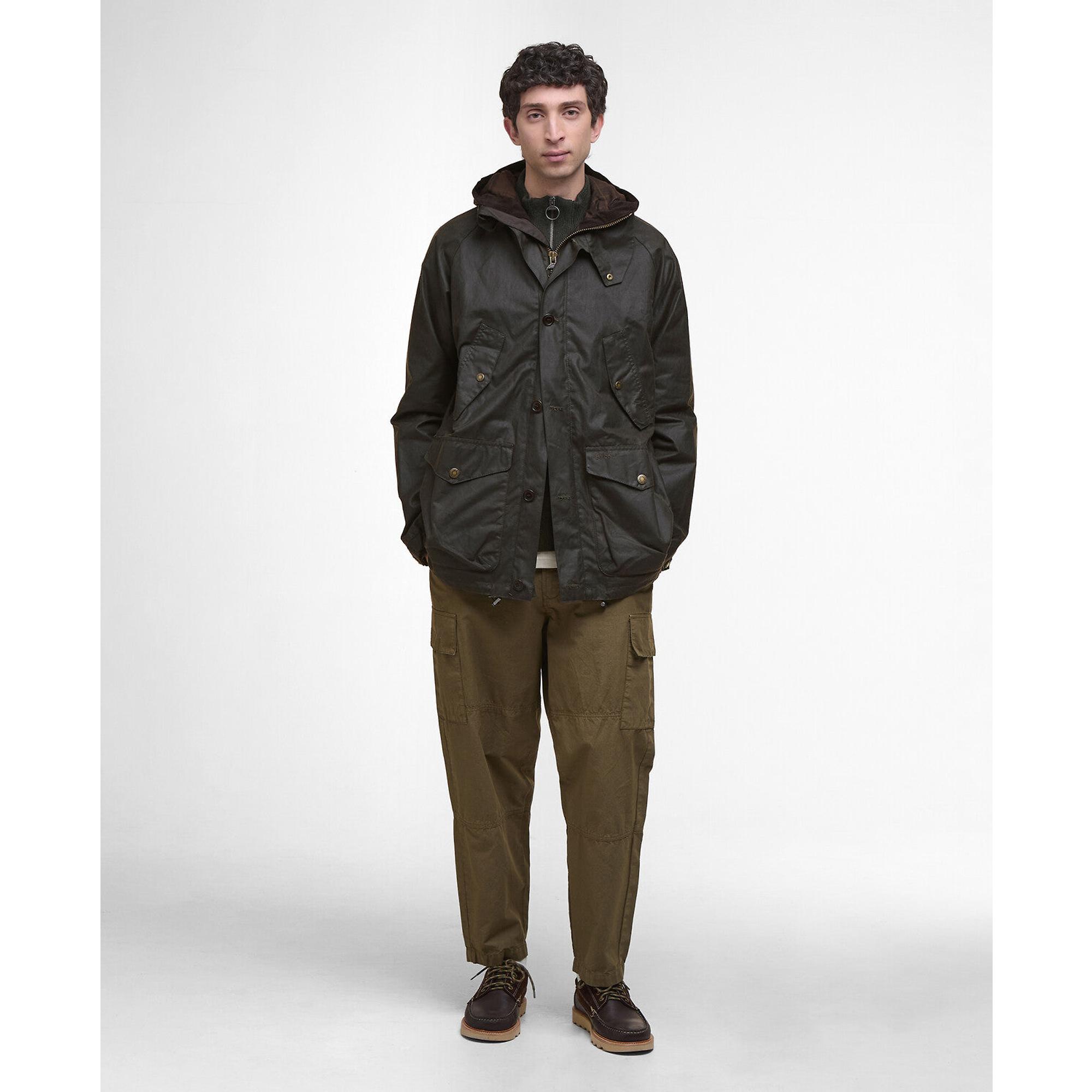 Product image 3 of 8 of Barbour Men's Re-Engineered Endurance Mountain Wax Parka - Olive