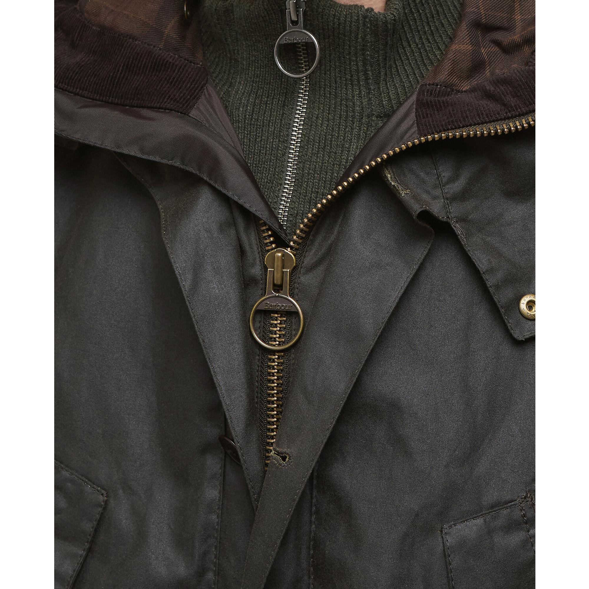 Product image 6 of 8 of Barbour Men's Re-Engineered Endurance Mountain Wax Parka - Olive