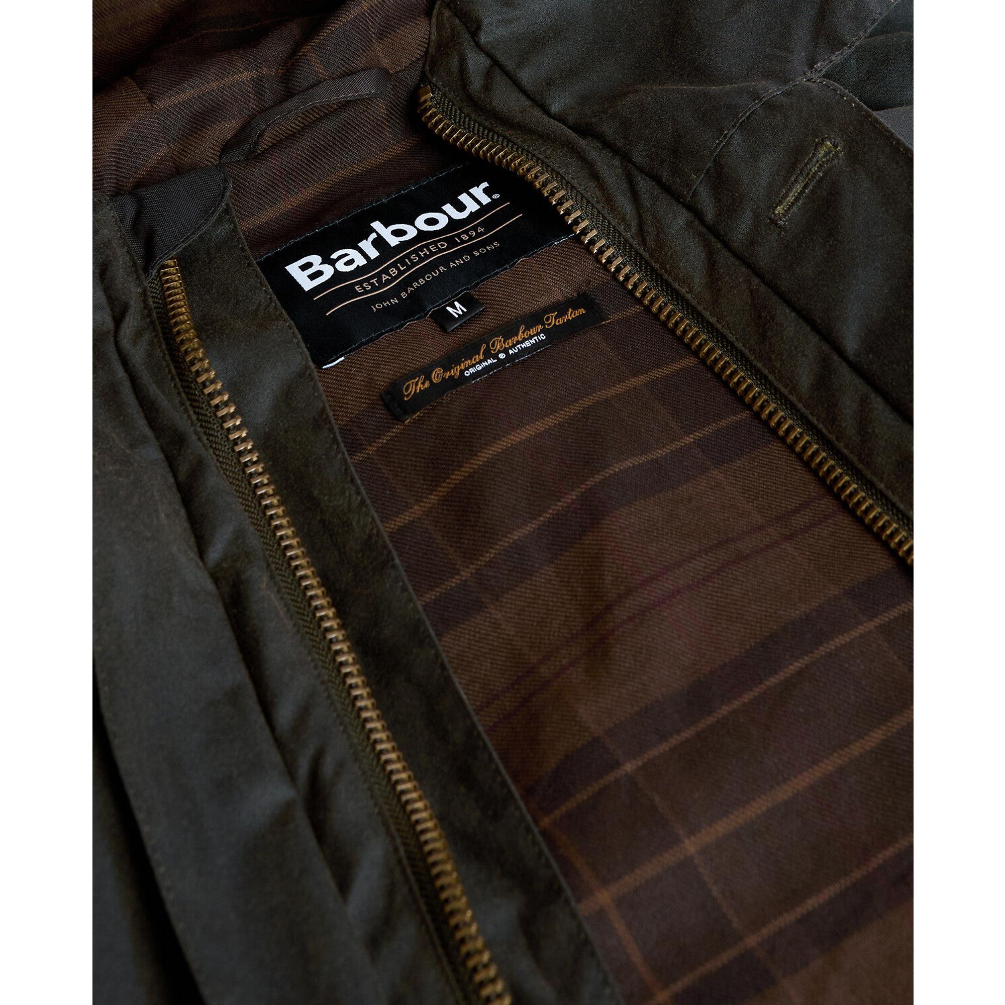 Product image 8 of 8 of Barbour Men's Re-Engineered Endurance Mountain Wax Parka - Olive