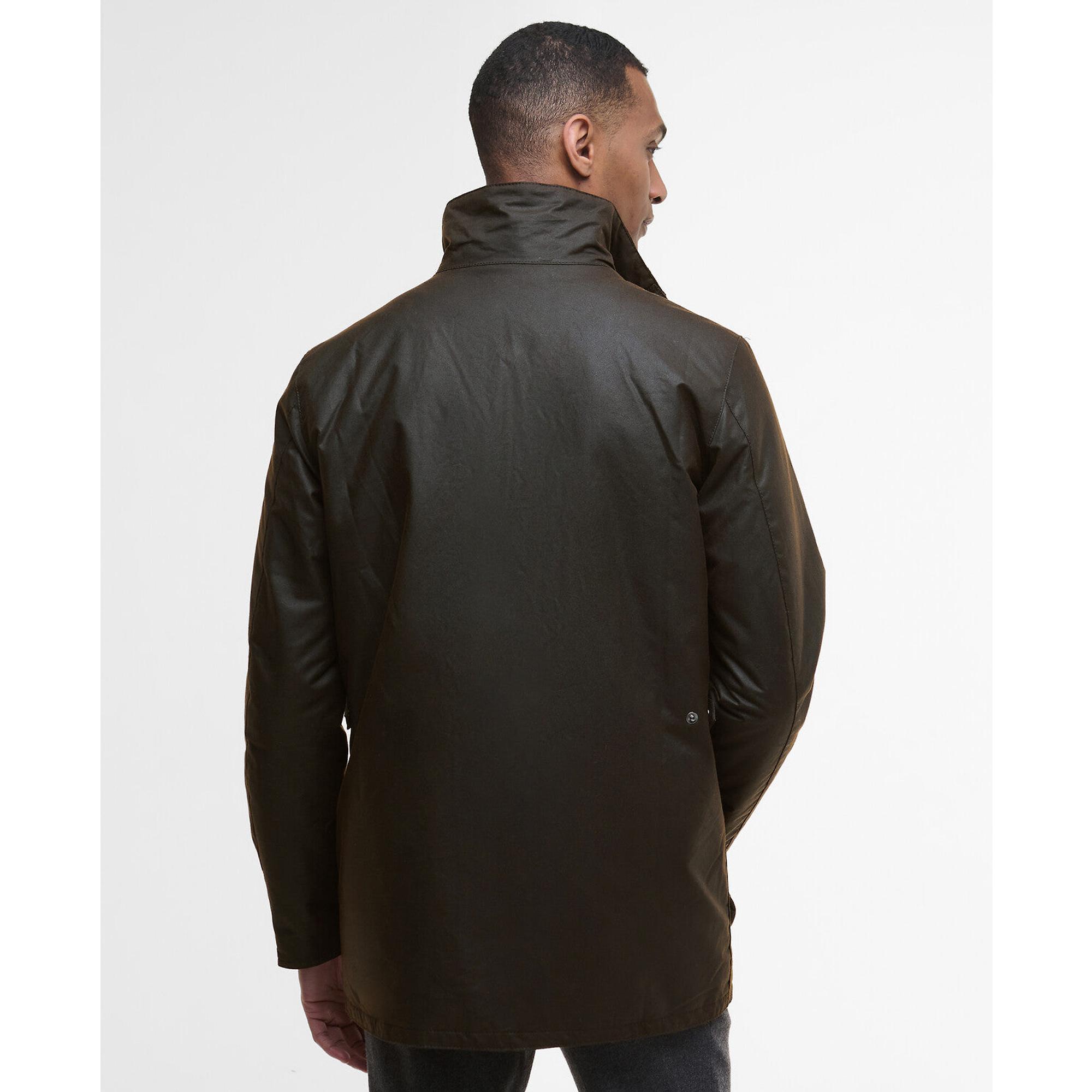 Product image 4 of 8 of Barbour Men's Modern Border Wax Jacket - Dark Brown