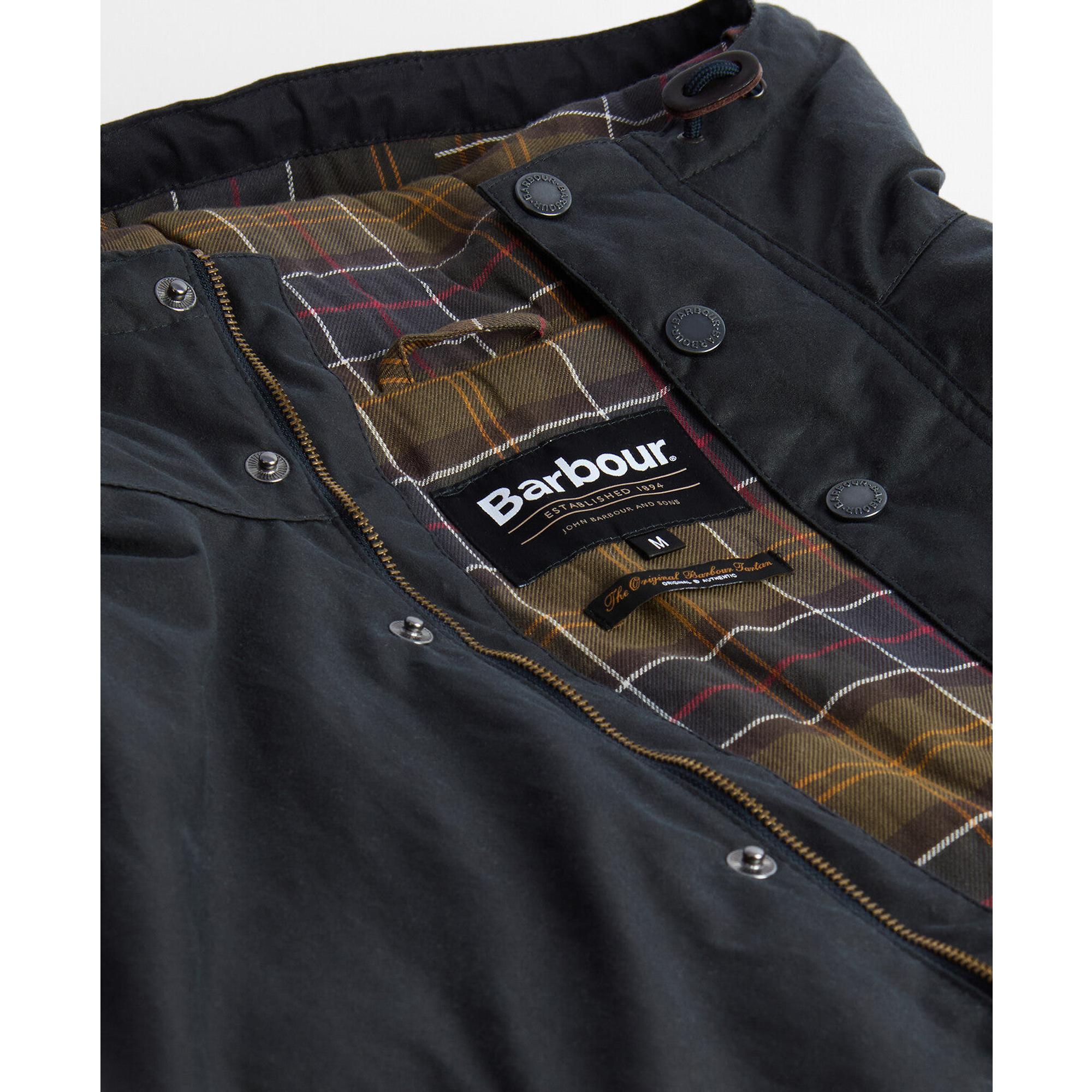 Product image 7 of 7 of Barbour Men's Bedale Wax Parka - Navy