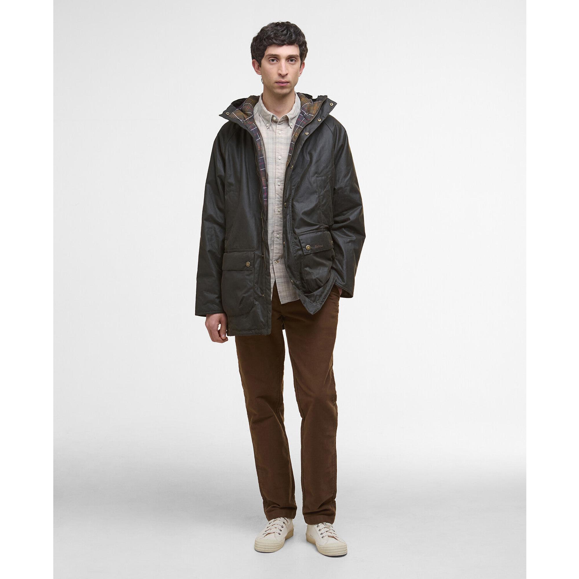 Product image 3 of 8 of Barbour Men's Bedale Wax Parka - Olive