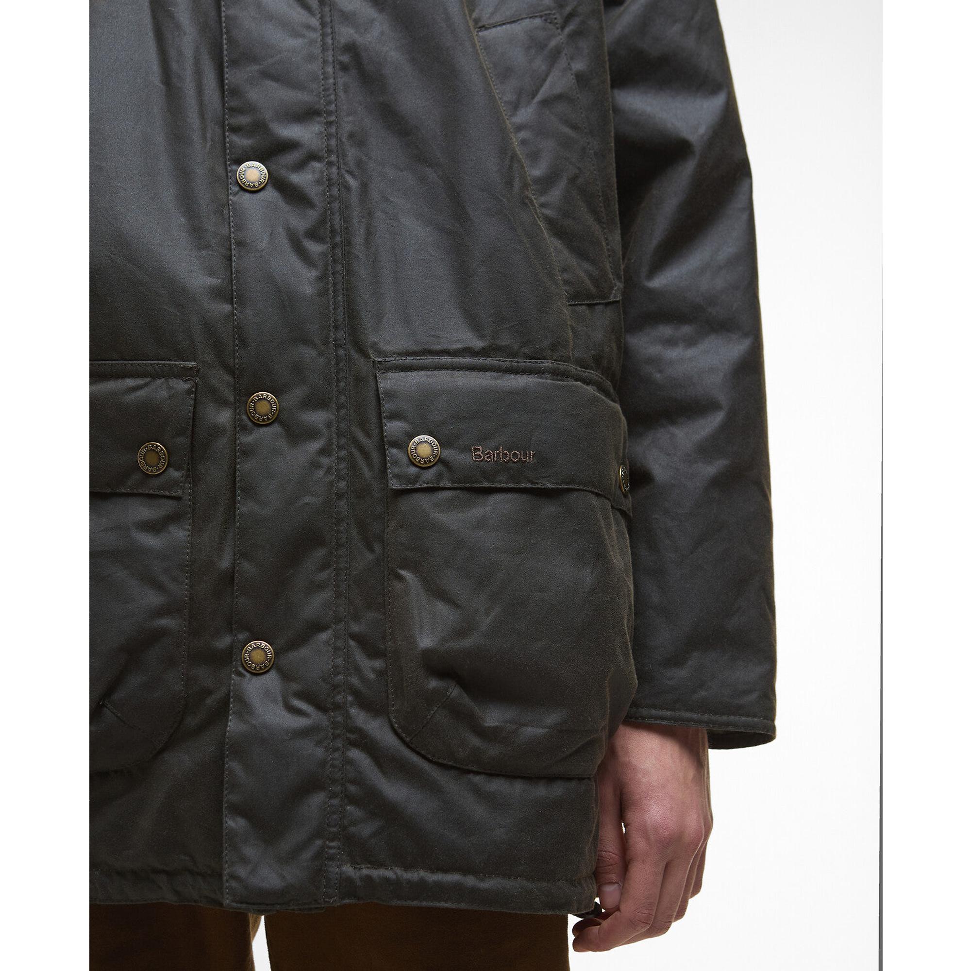 Product image 7 of 8 of Barbour Men's Bedale Wax Parka - Olive