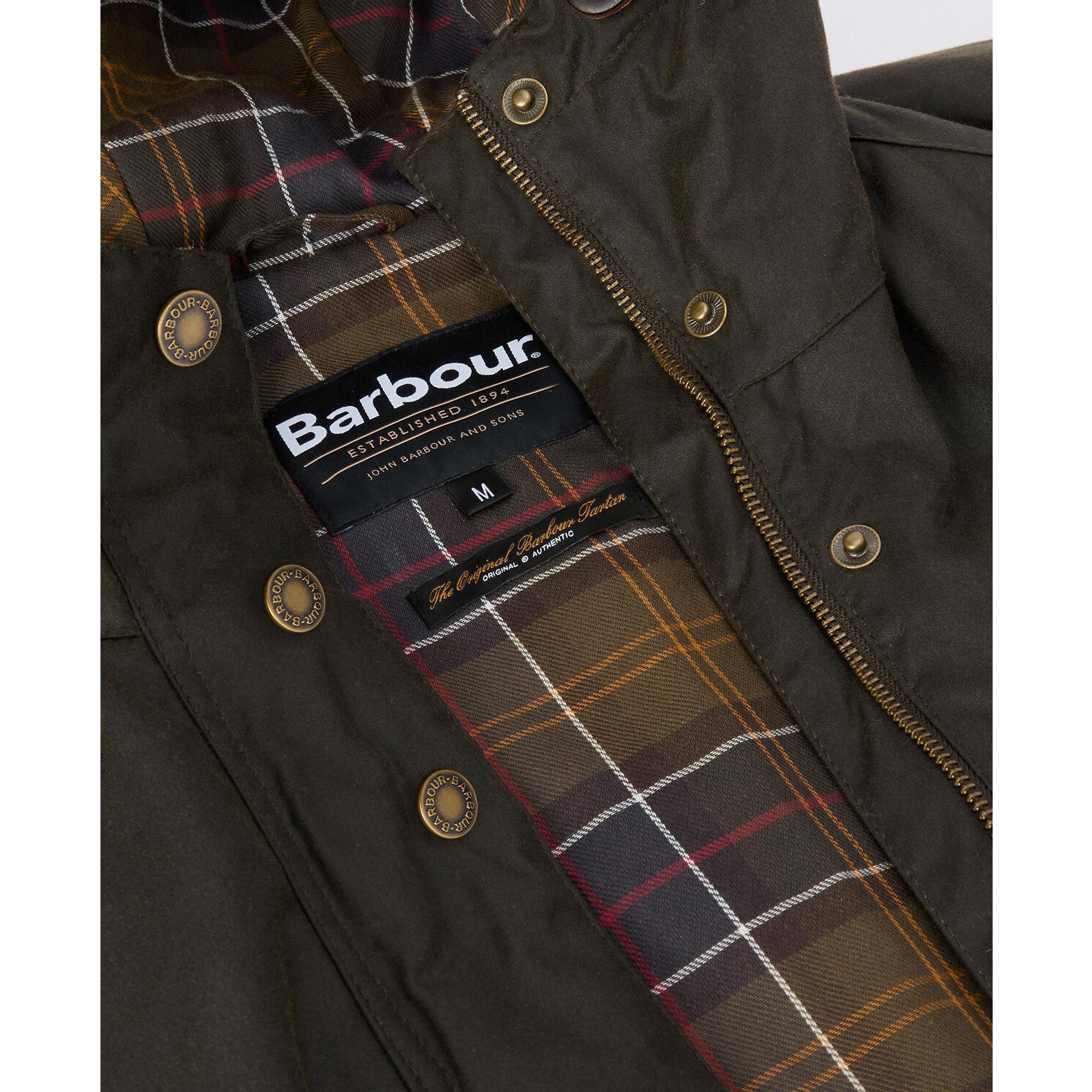 Product image 8 of 8 of Barbour Men's Bedale Wax Parka - Olive
