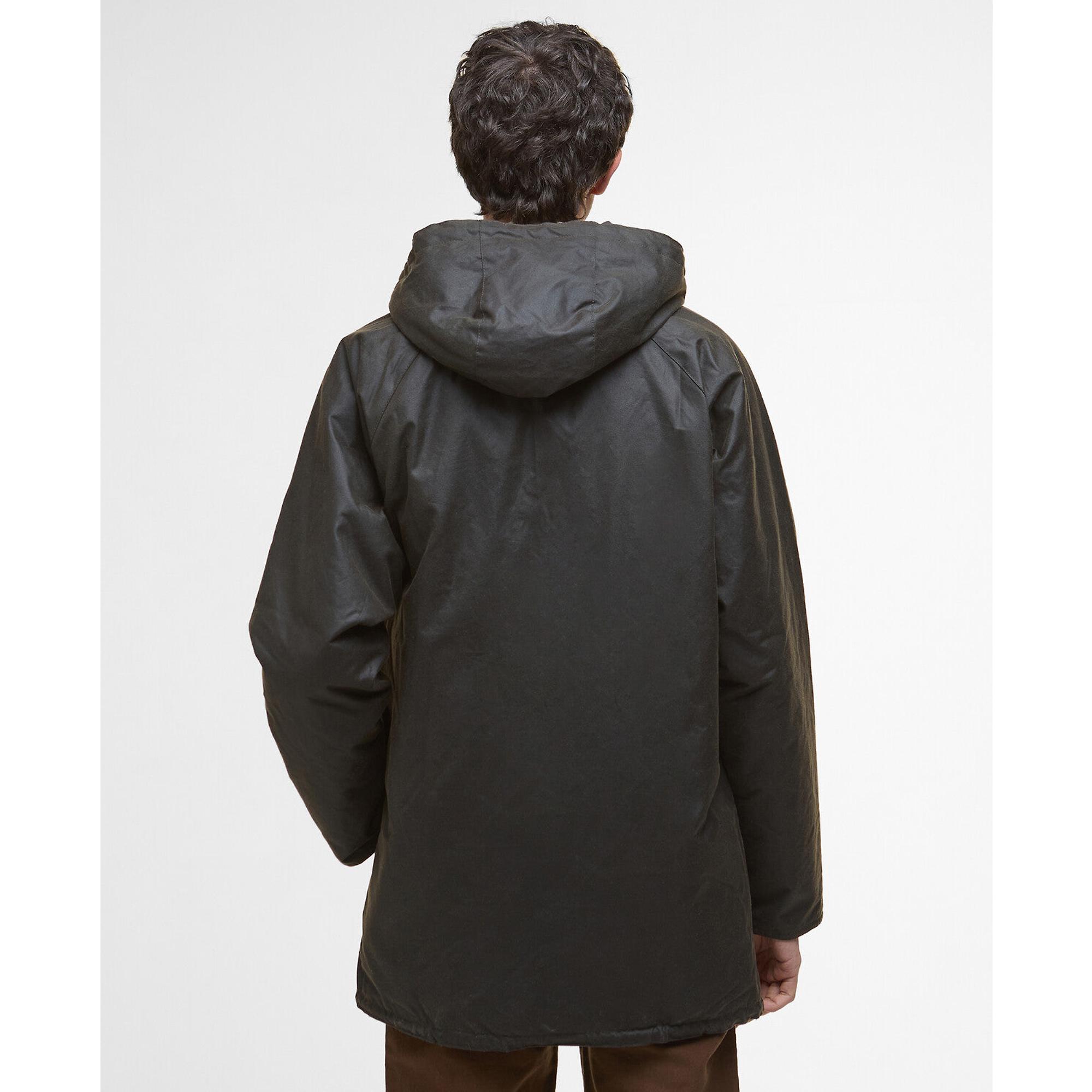 Product image 4 of 8 of Barbour Men's Bedale Wax Parka - Olive