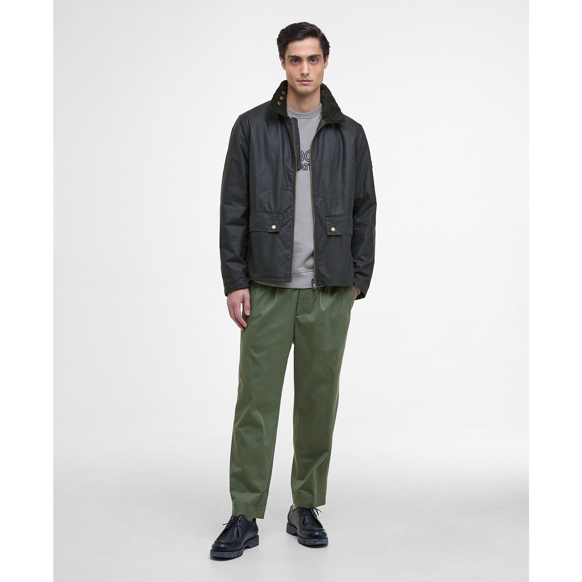Product image 3 of 9 of Barbour International Men's Marker Wax Jacket - Sage