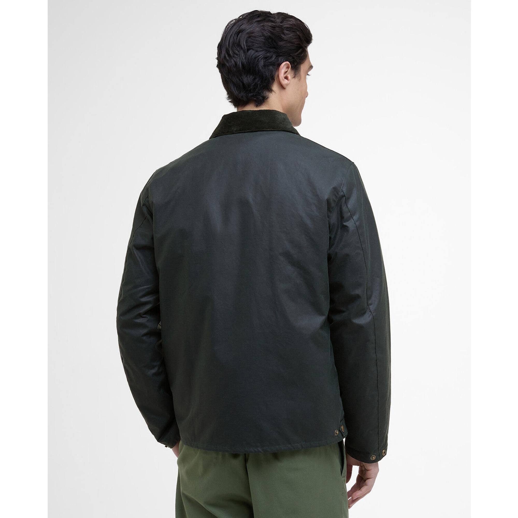 Product image 4 of 9 of Barbour International Men's Marker Wax Jacket - Sage