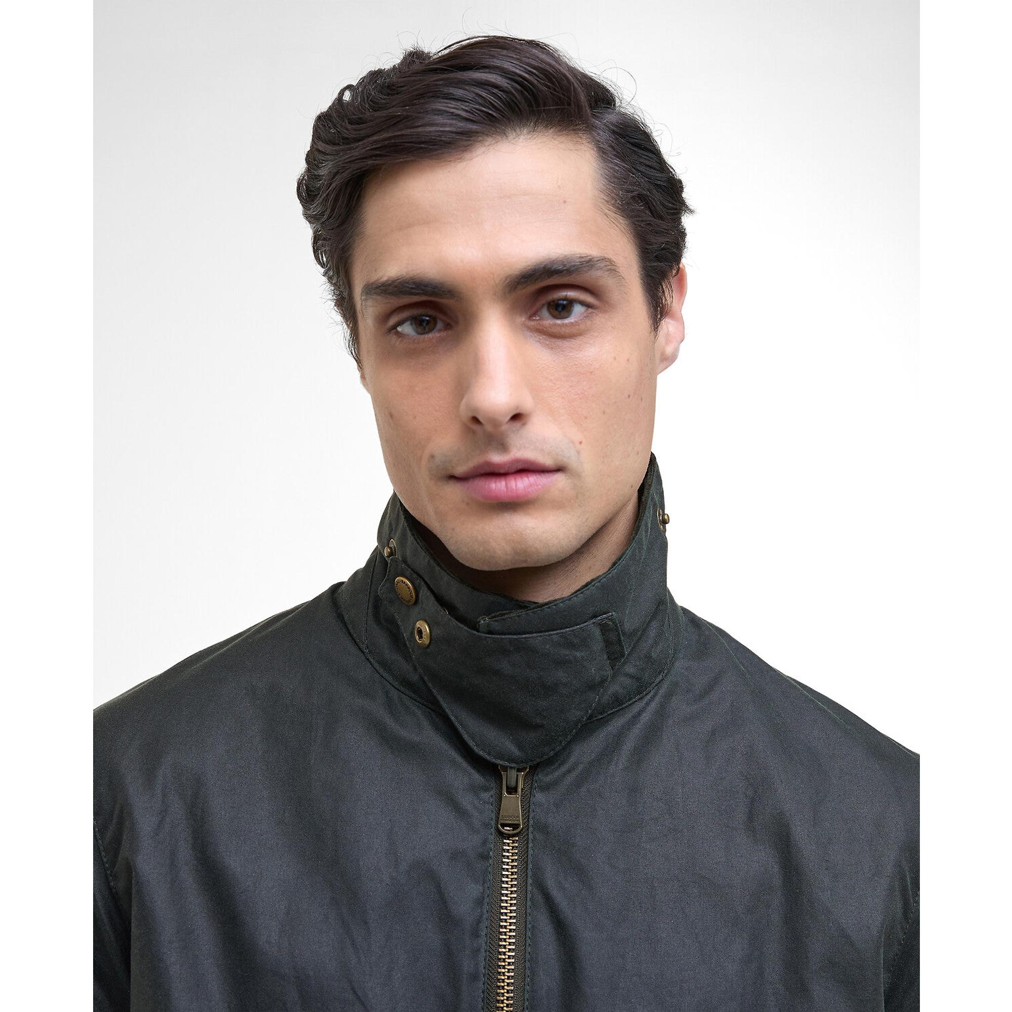 Product image 5 of 9 of Barbour International Men's Marker Wax Jacket - Sage