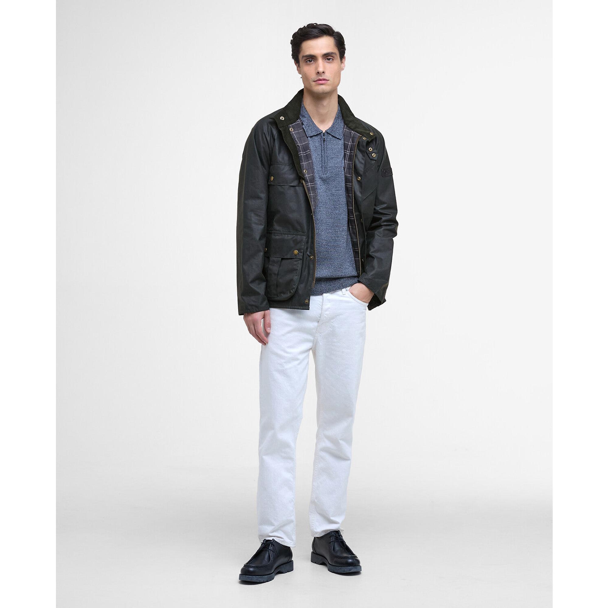 Product image 3 of 9 of Barbour International Men's Bilston Wax Jacket - Sage