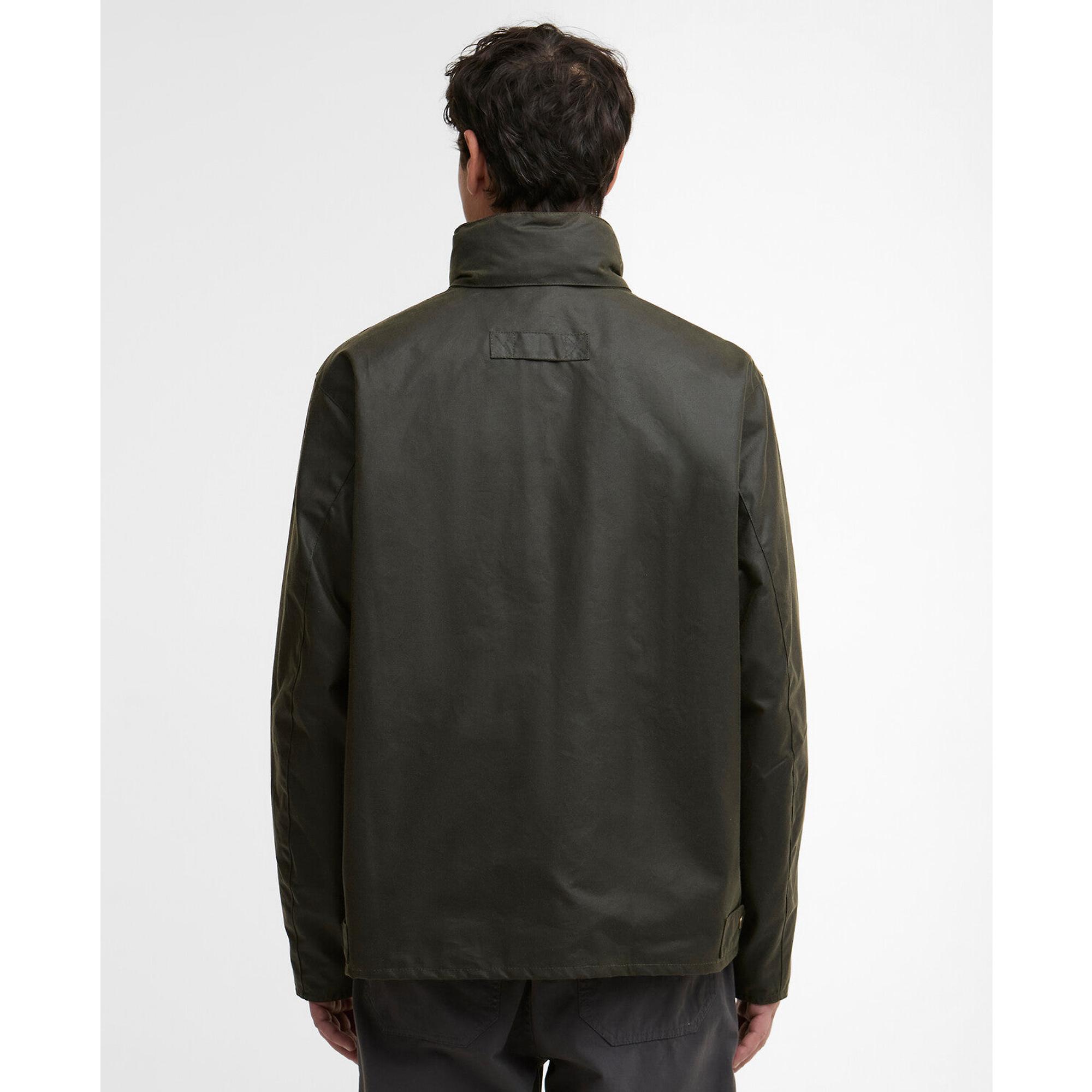 Product image 4 of 7 of Barbour Men's Re-Engineered Ridley Wax Jacket - Archive Olive