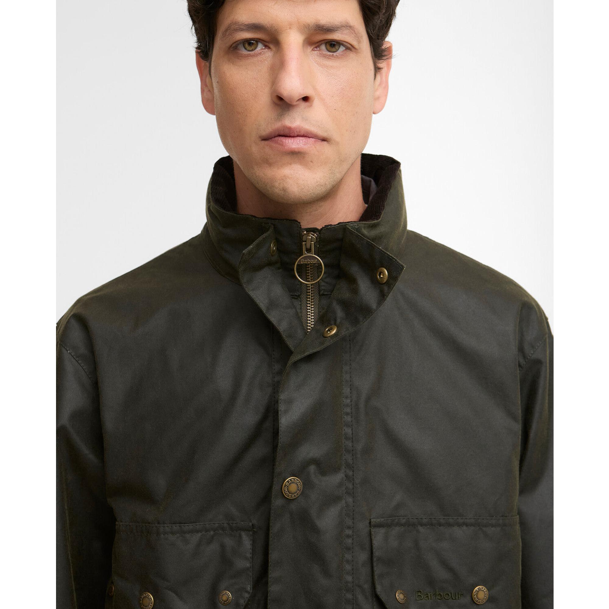 Product image 5 of 7 of Barbour Men's Re-Engineered Ridley Wax Jacket - Archive Olive