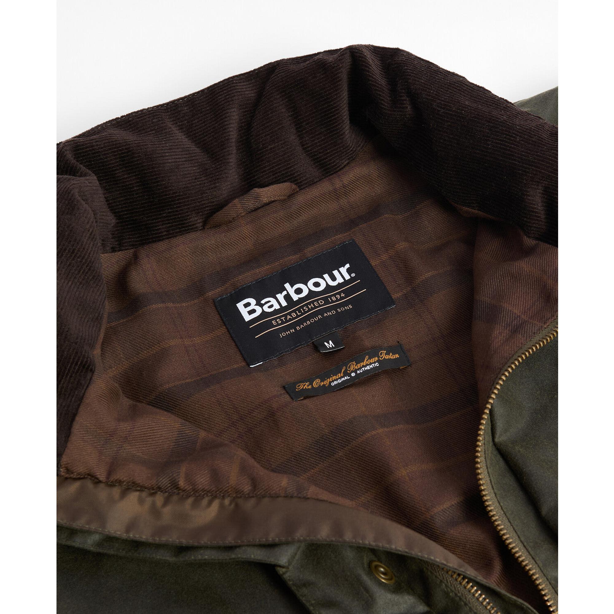 Product image 7 of 7 of Barbour Men's Re-Engineered Ridley Wax Jacket - Archive Olive