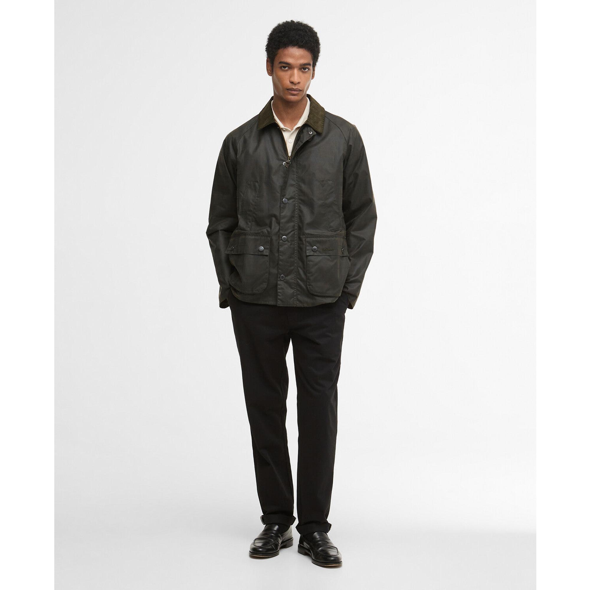 Product image 3 of 8 of Barbour Men's Tartan Ambleside Wax Jacket - Archive Olive Tartan