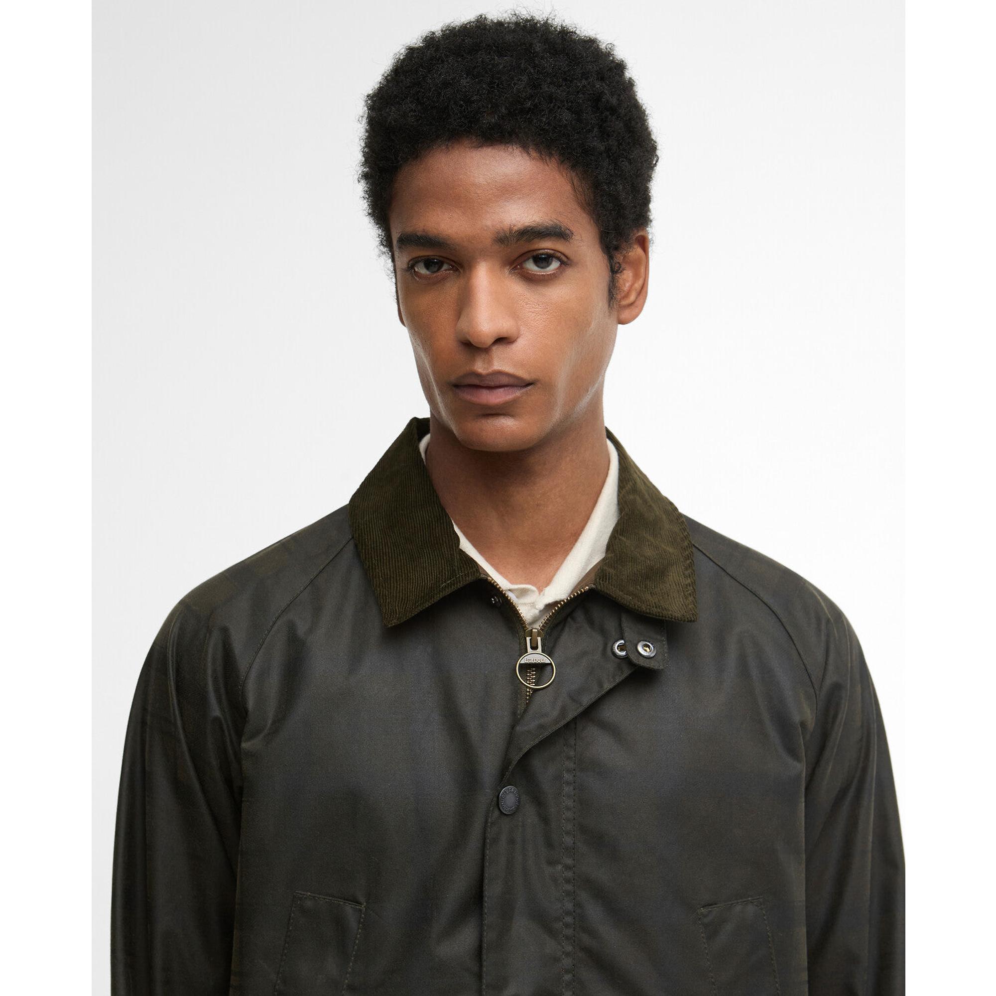 Product image 5 of 8 of Barbour Men's Tartan Ambleside Wax Jacket - Archive Olive Tartan