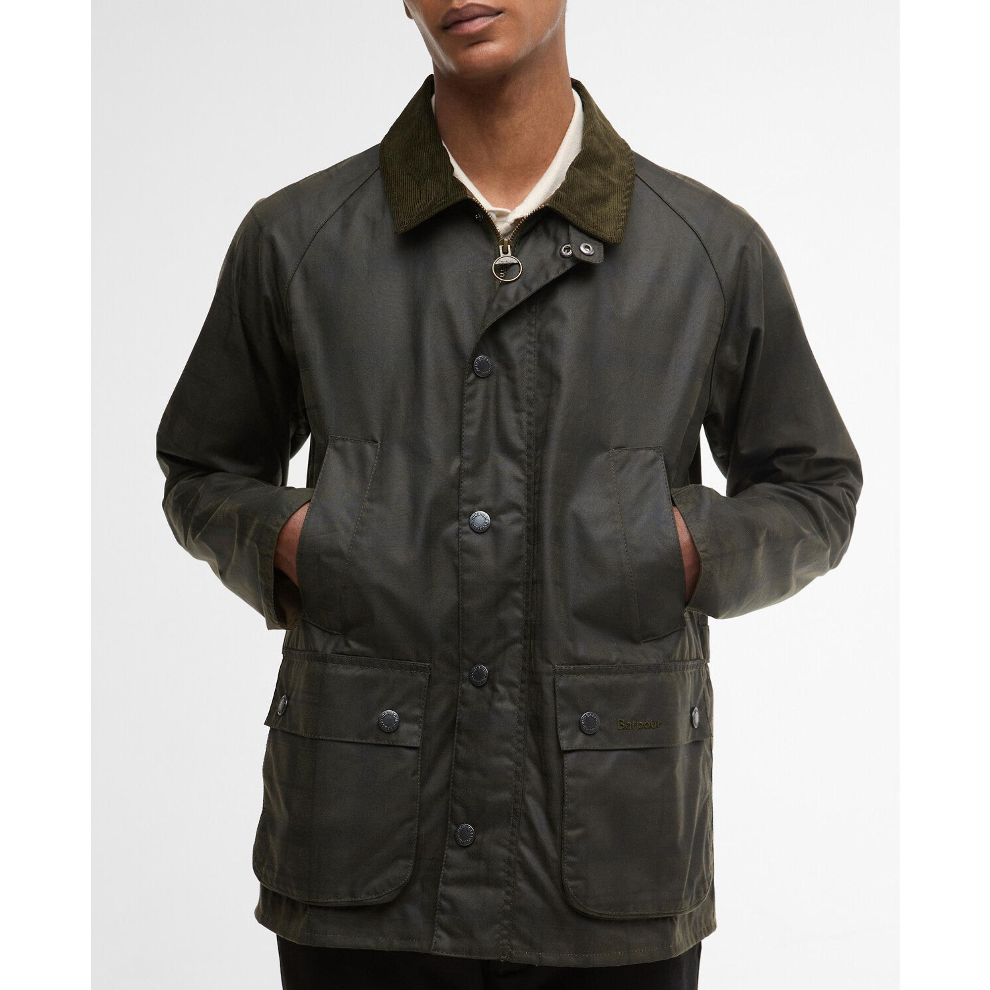 Product image 6 of 8 of Barbour Men's Tartan Ambleside Wax Jacket - Archive Olive Tartan