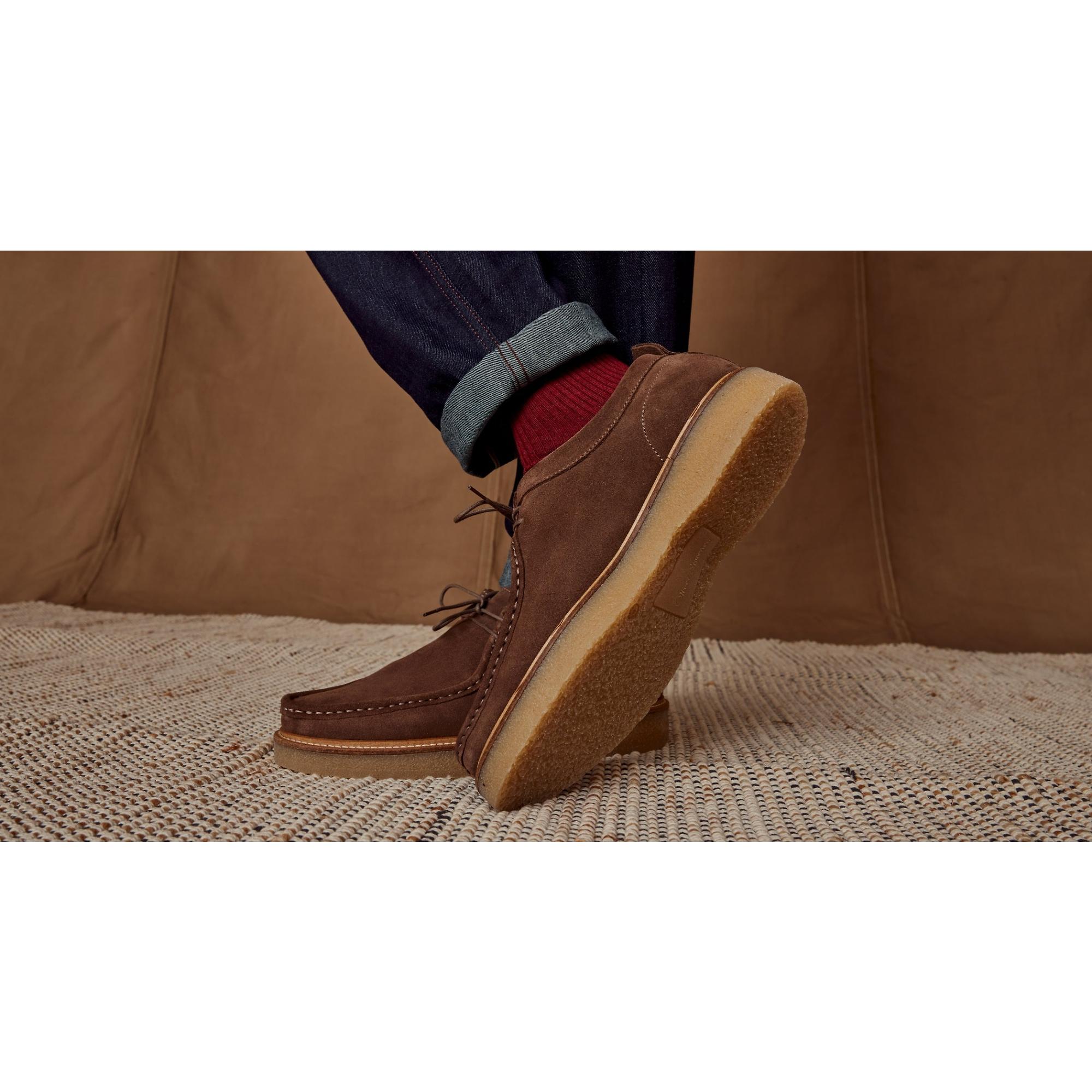 Product image 6 of 11 of Oliver Sweeney Men's Marana Calf Suede Moccasin Shoes - Taupe