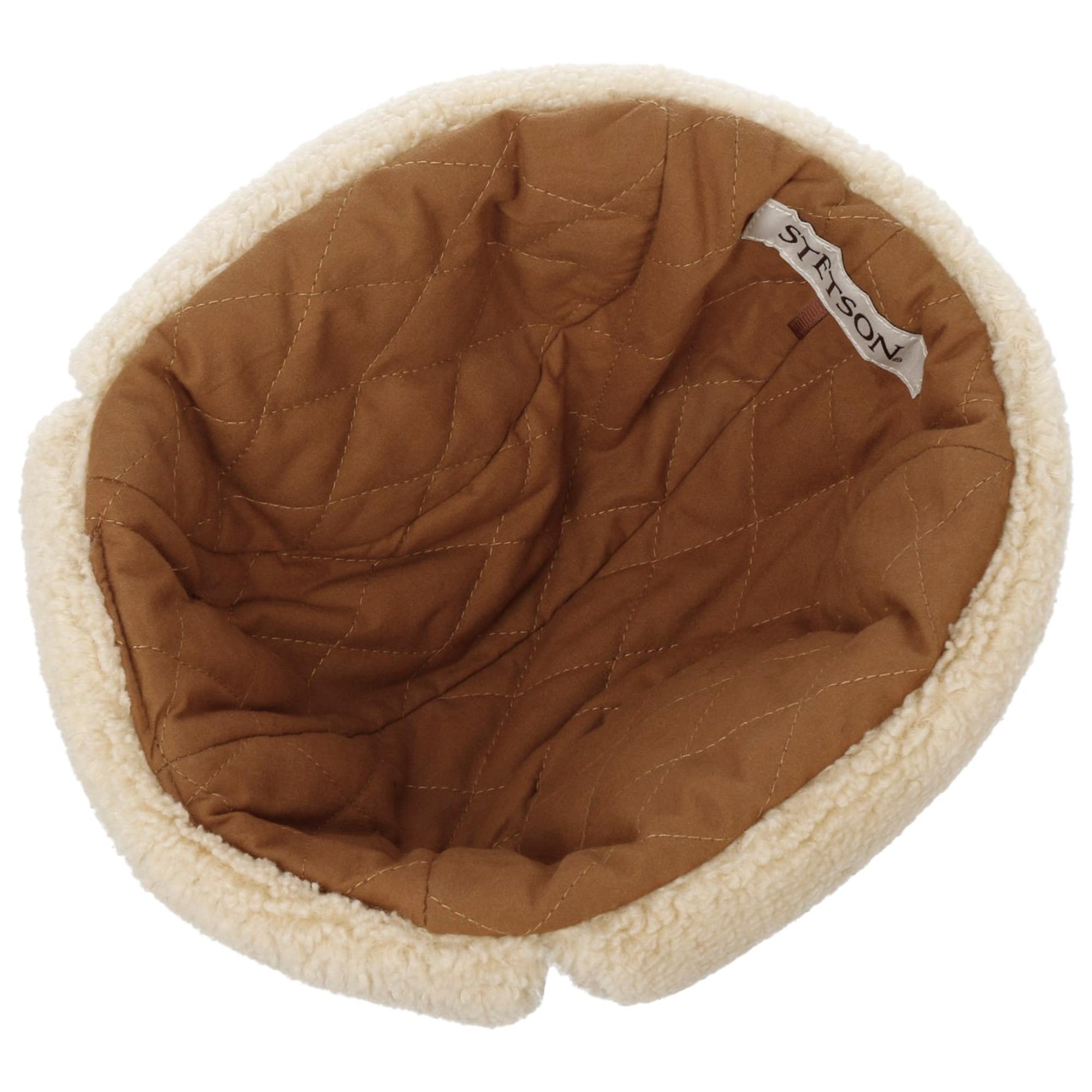 Product image 3 of 9 of Stetson Meadville Bomber Aviator Hat - Green/Dark Orange