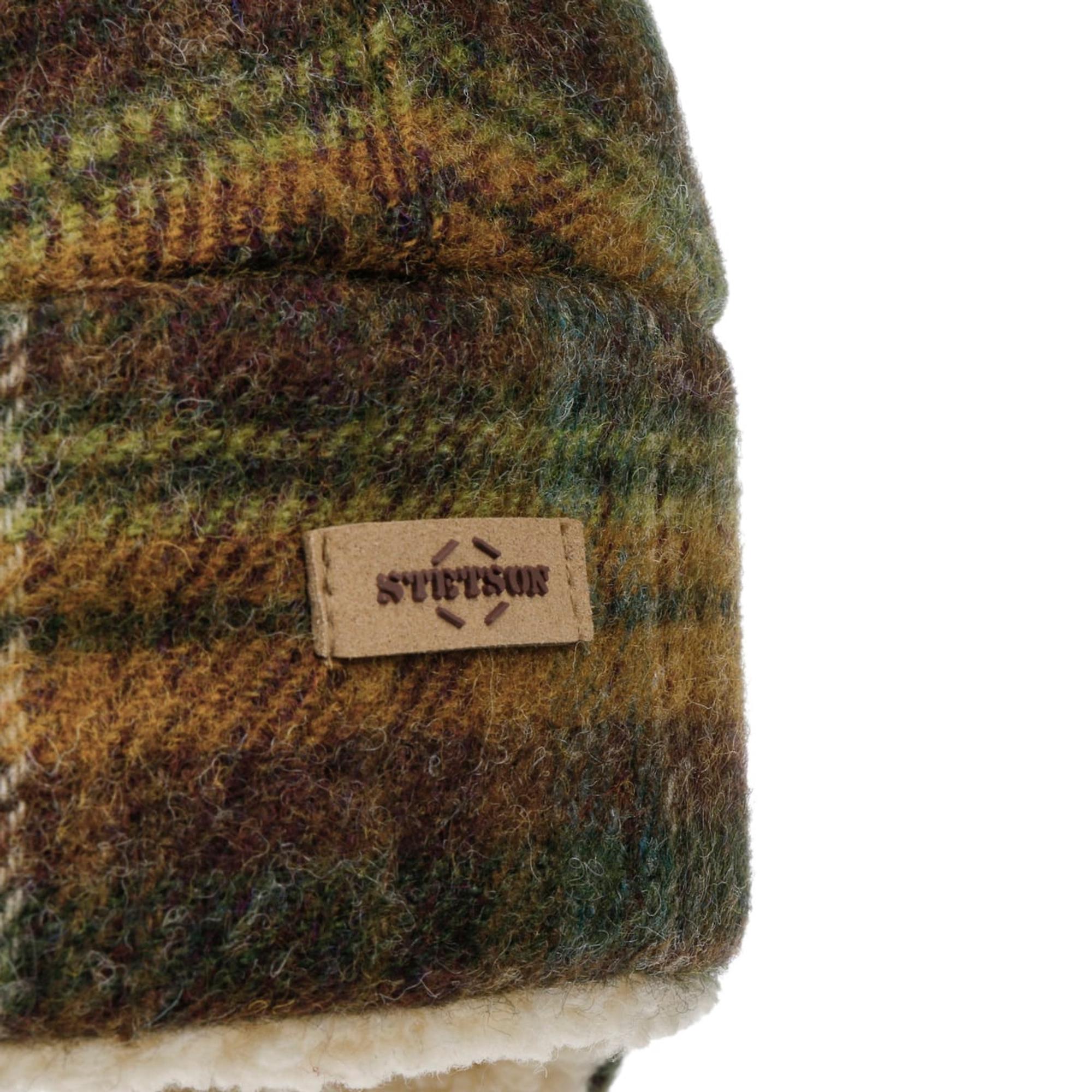 Product image 5 of 9 of Stetson Meadville Bomber Aviator Hat - Green/Dark Orange
