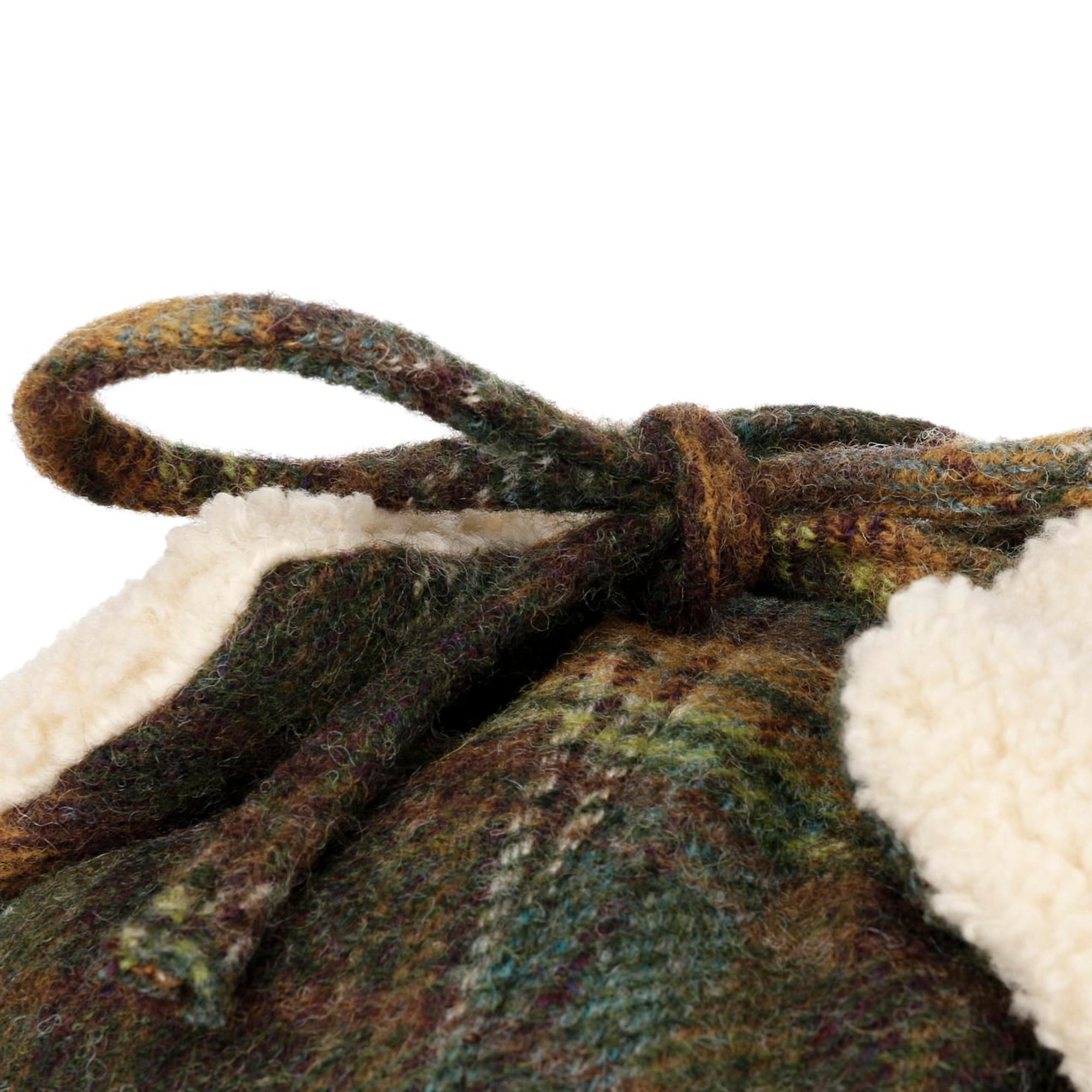 Product image 9 of 9 of Stetson Meadville Bomber Aviator Hat - Green/Dark Orange