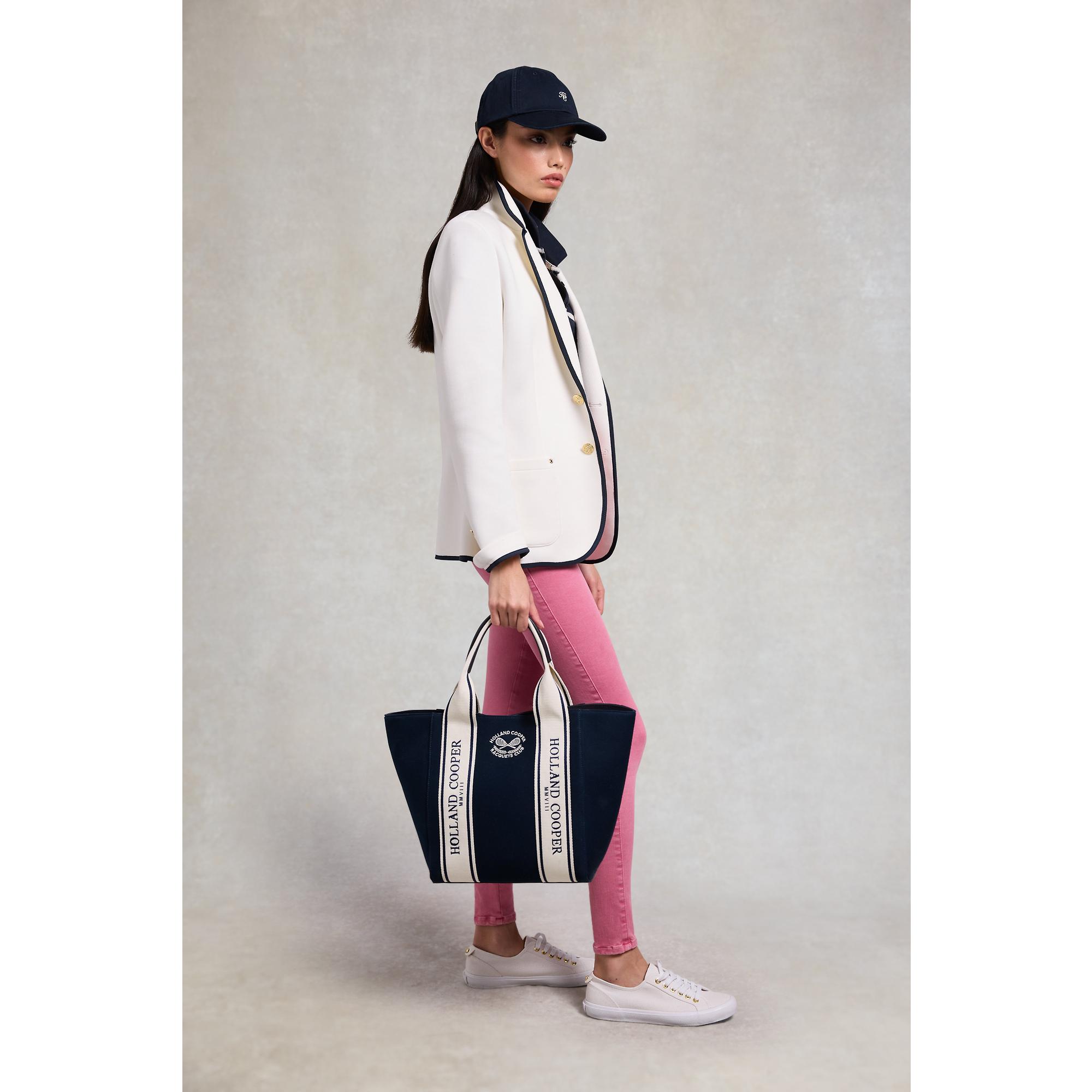 Product image 3 of 4 of Holland Cooper Women's Monogram Cap - Navy/Ecru