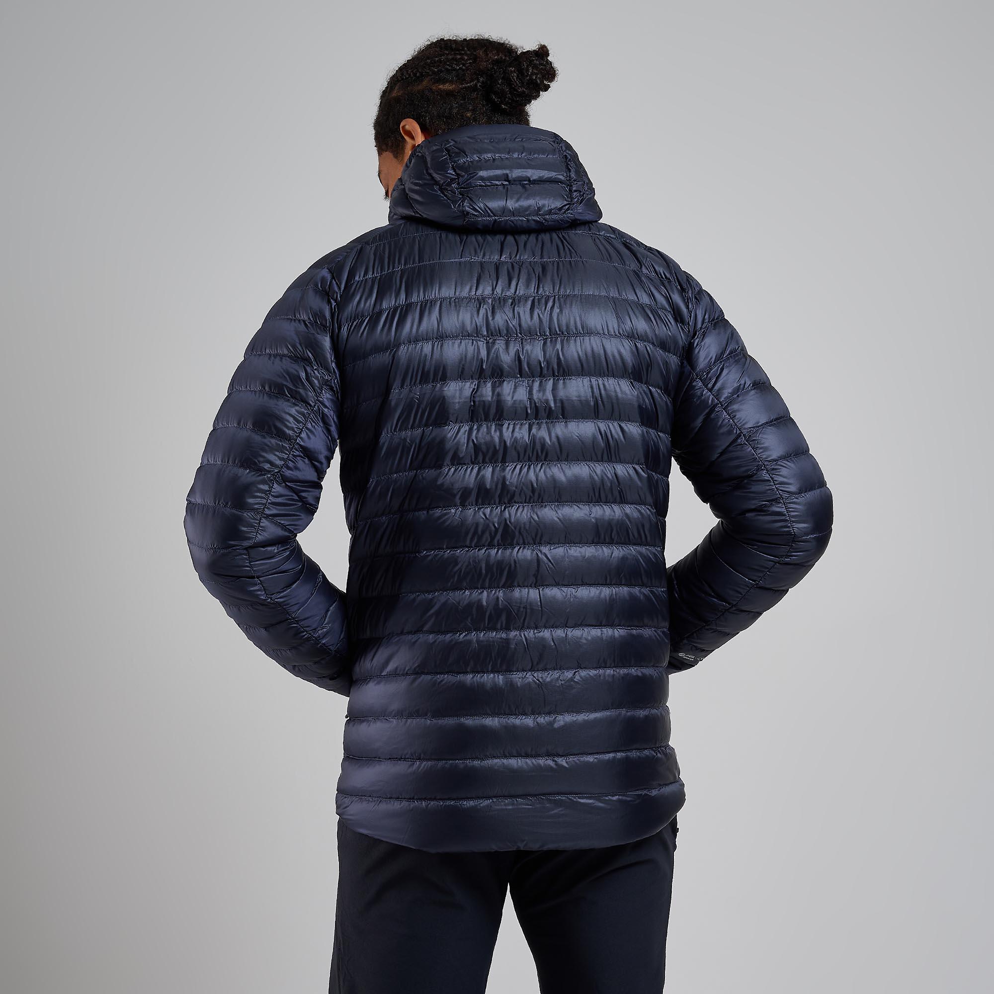 Product image 3 of 7 of Montane Men's Anti-Freeze Hooded Down Jacket - Eclipse Blue