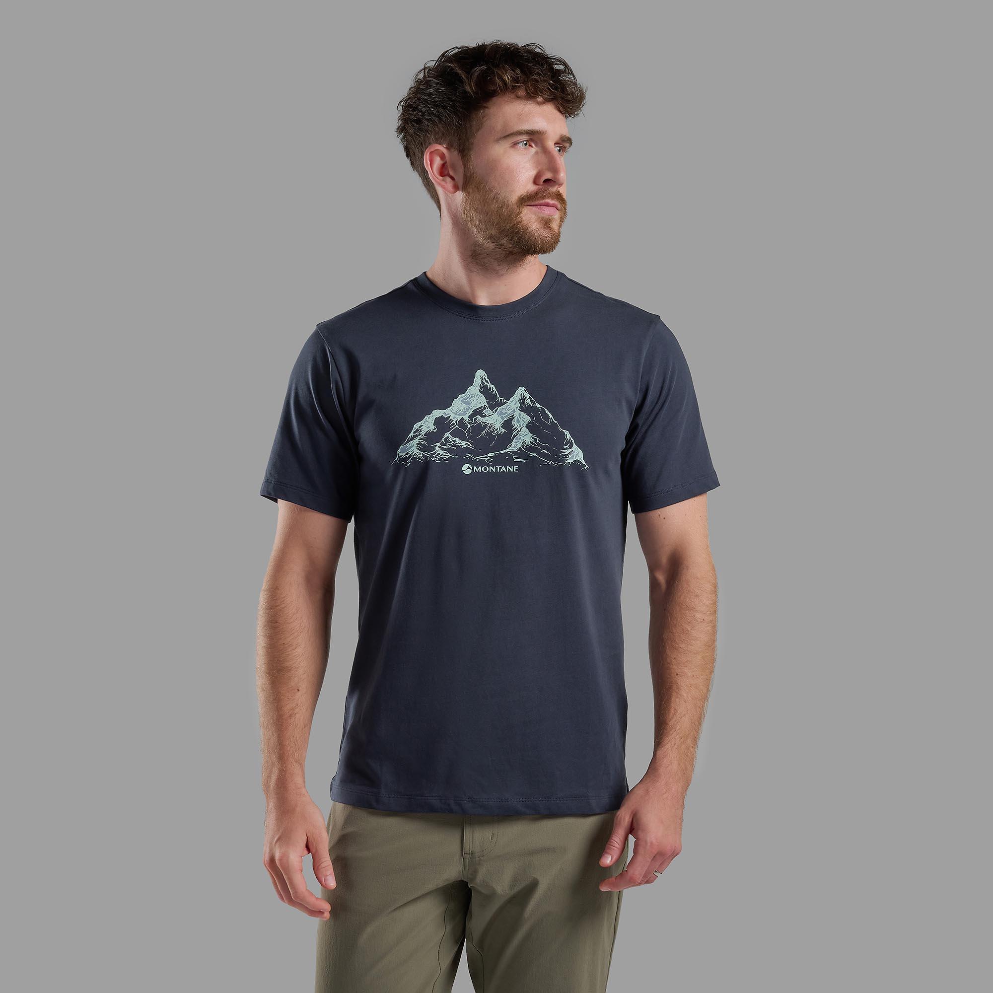 Product image 2 of 4 of Montane Men's Dual Mountain T-Shirt - Eclipse Blue