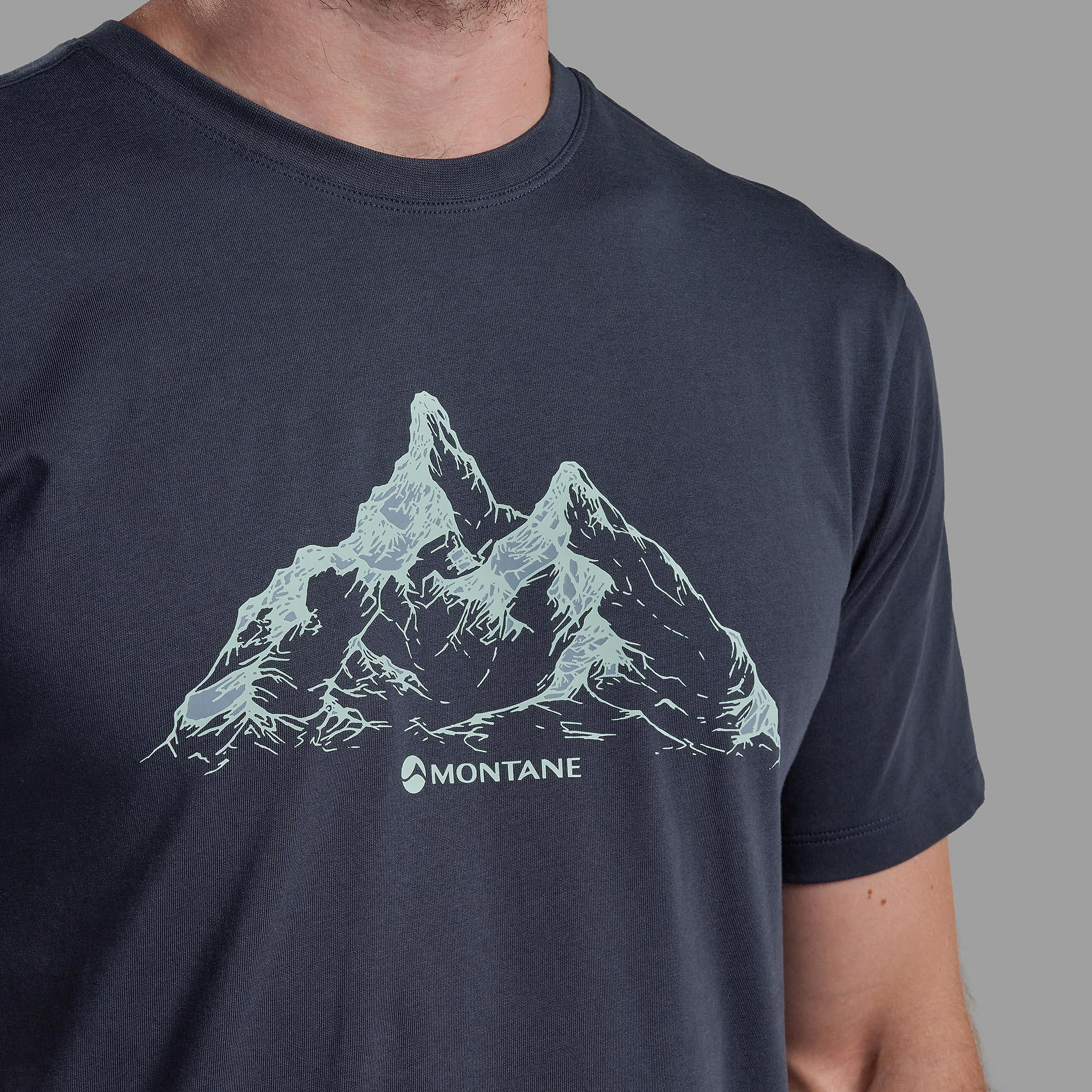 Product image 4 of 4 of Montane Men's Dual Mountain T-Shirt - Eclipse Blue
