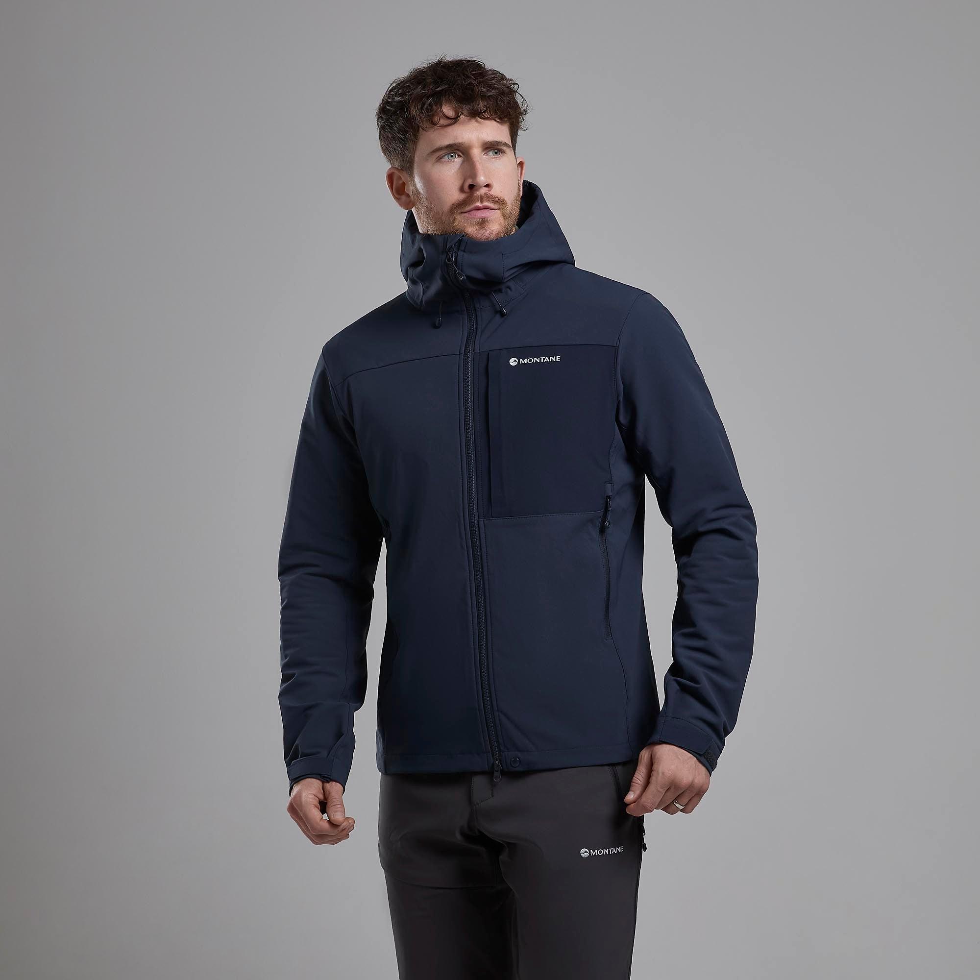 Product image 2 of 8 of Montane Men's Tenacity XT Hooded Softshell Jacket - Eclipse Blue