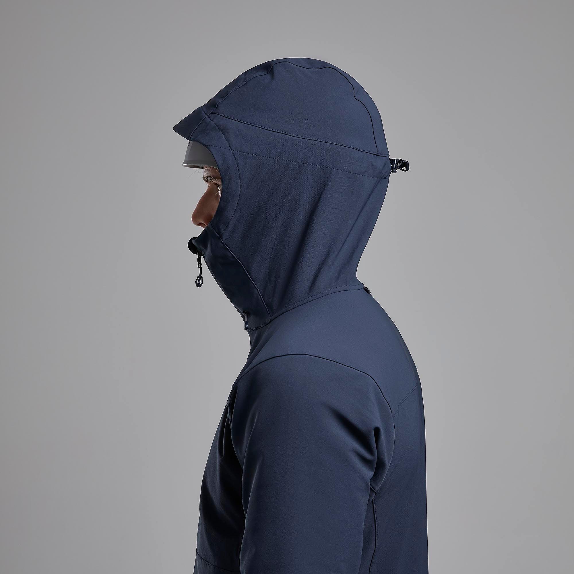 Product image 4 of 8 of Montane Men's Tenacity XT Hooded Softshell Jacket - Eclipse Blue