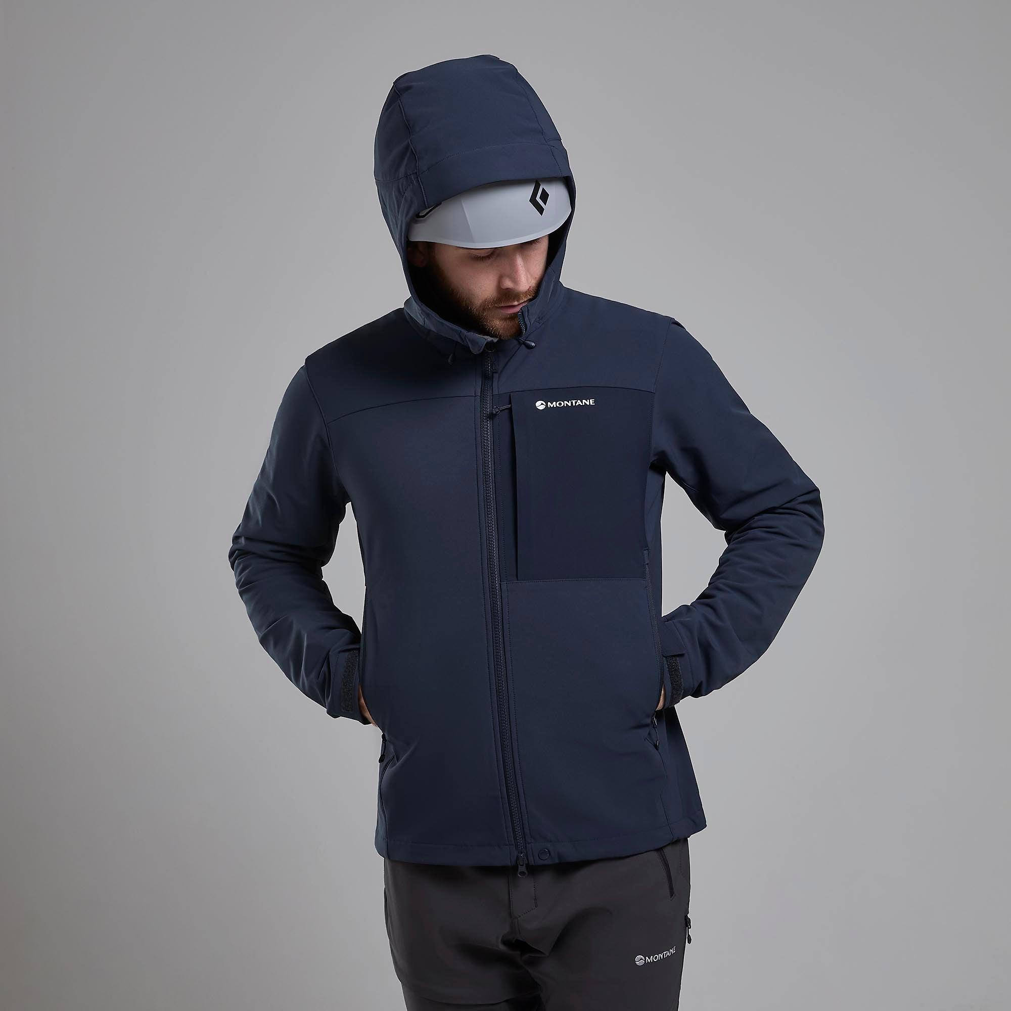 Product image 8 of 8 of Montane Men's Tenacity XT Hooded Softshell Jacket - Eclipse Blue