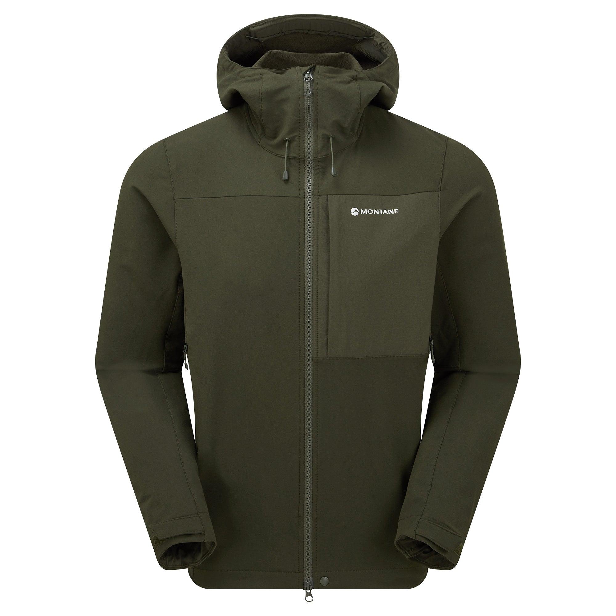 Product image 1 of 8 of Montane Men's Tenacity XT Hooded Softshell Jacket - Oak Green