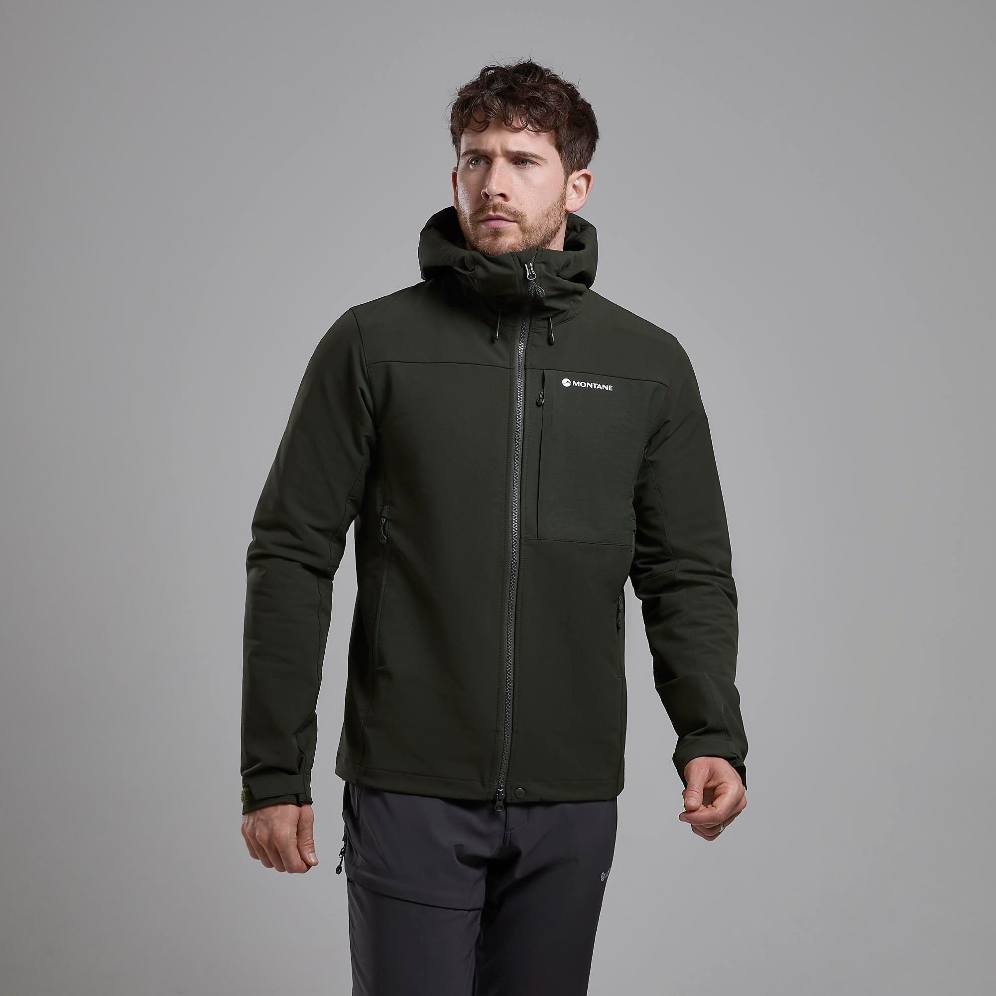 Product image 2 of 8 of Montane Men's Tenacity XT Hooded Softshell Jacket - Oak Green