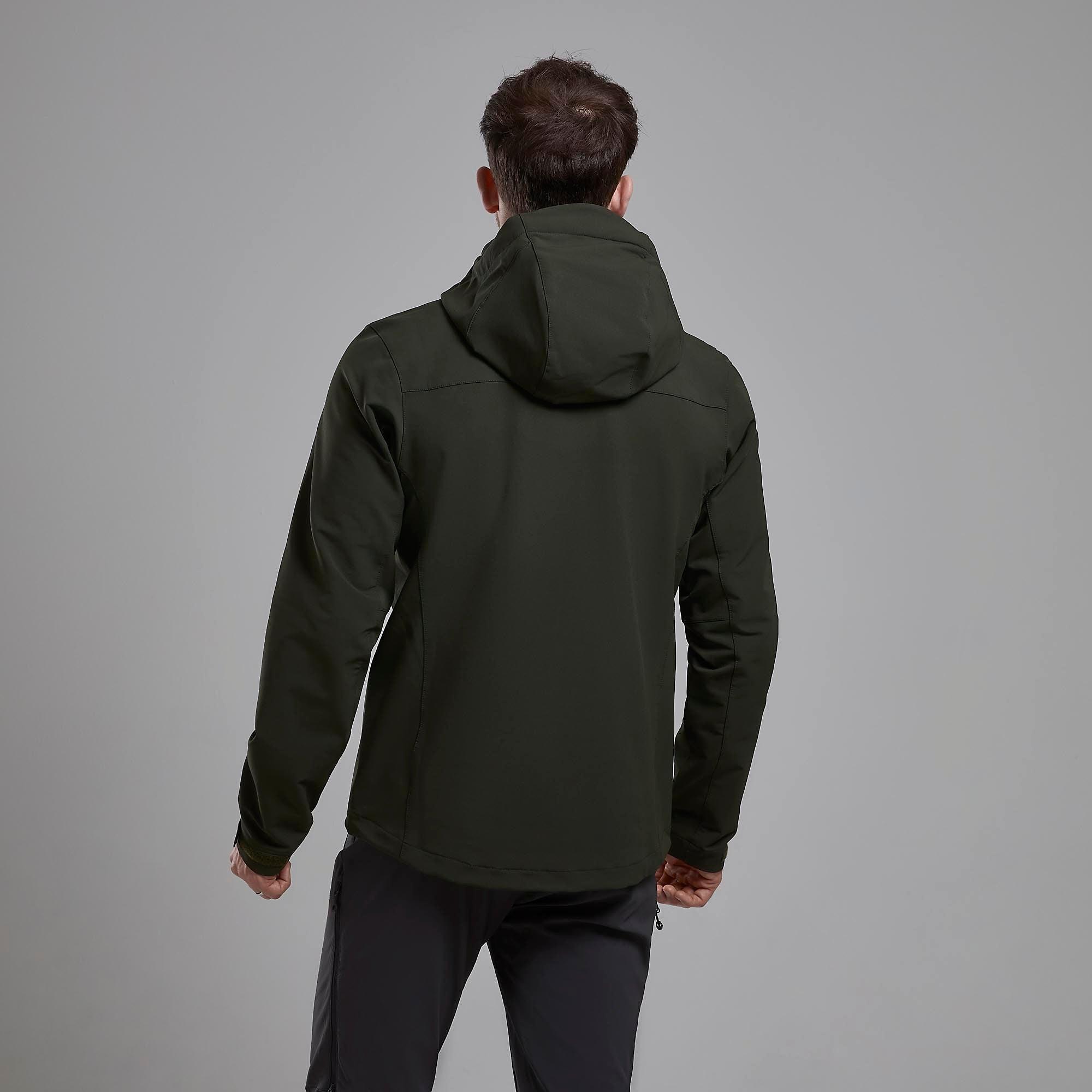 Product image 3 of 8 of Montane Men's Tenacity XT Hooded Softshell Jacket - Oak Green