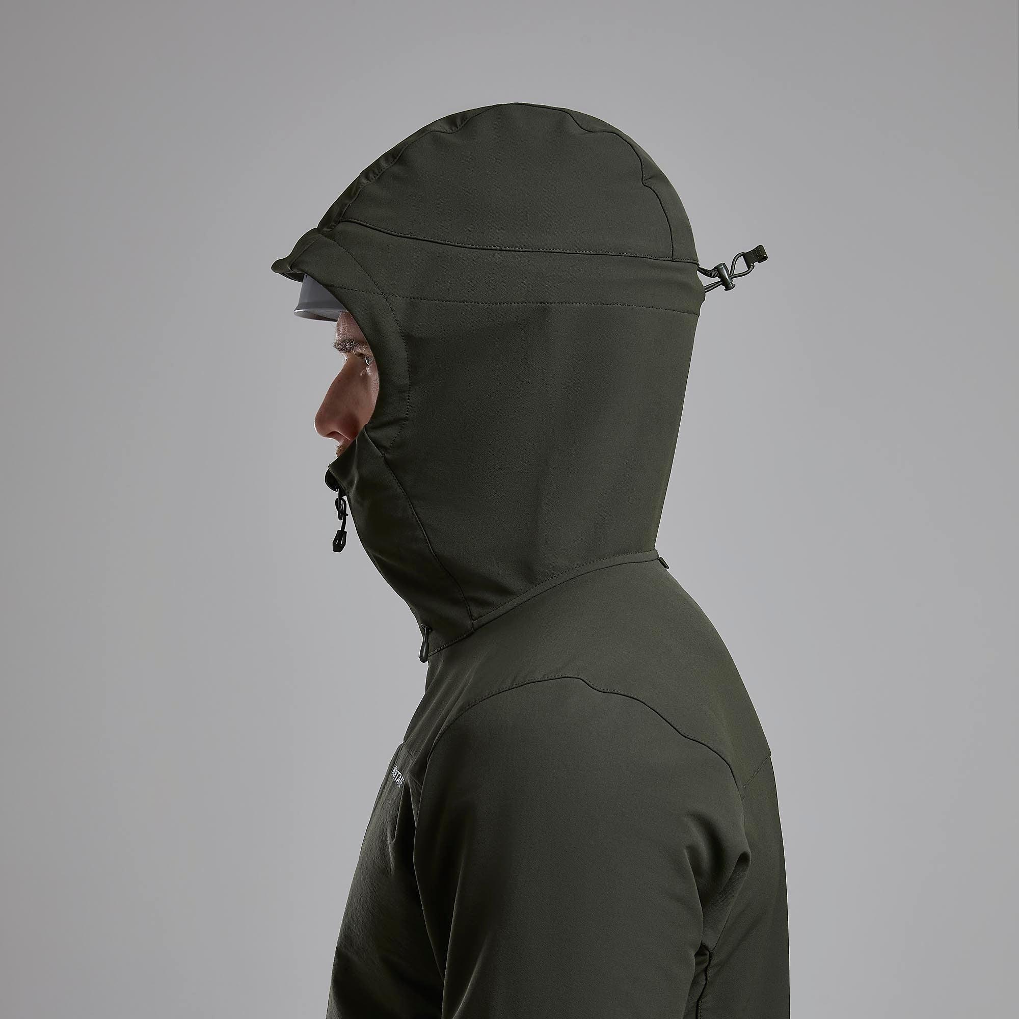 Product image 4 of 8 of Montane Men's Tenacity XT Hooded Softshell Jacket - Oak Green